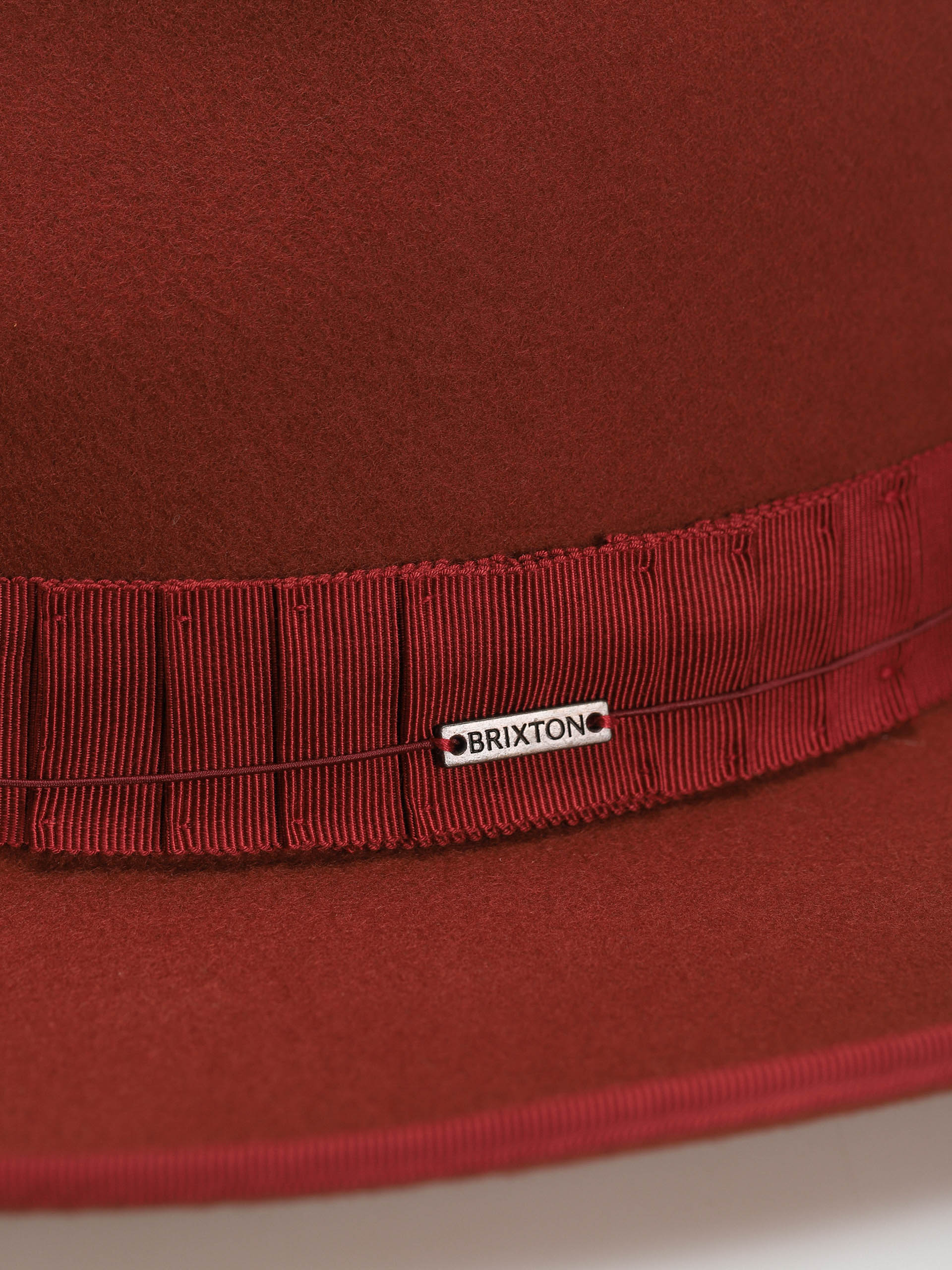 Pălărie Brixton Reno Fedora (burnt henna)