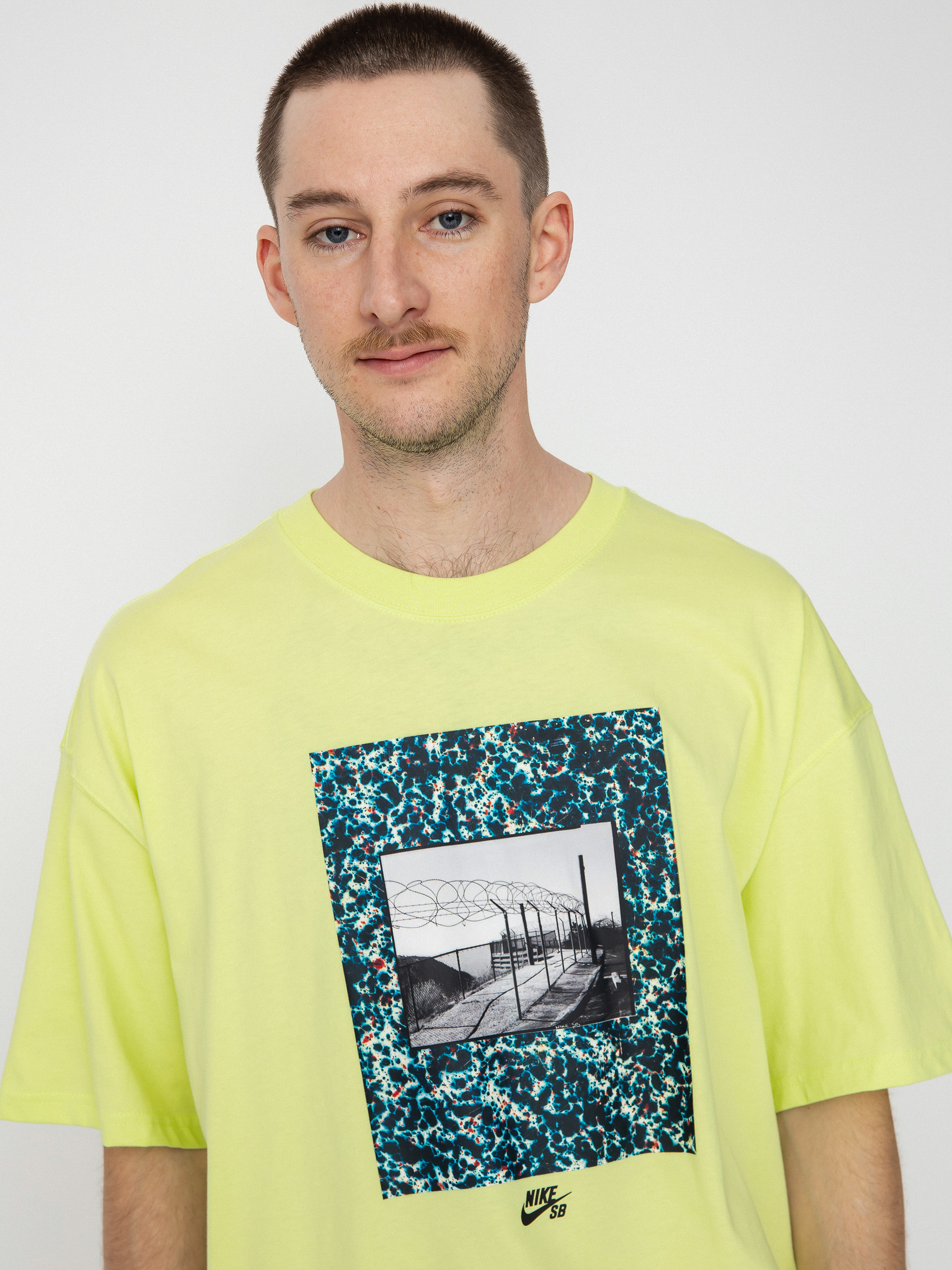 Tricou Nike SB Skatespot (lt lemon twist)