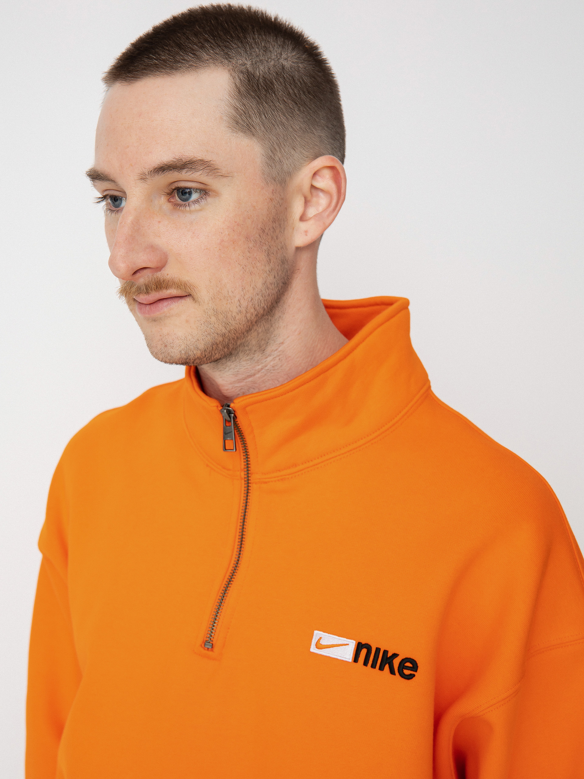 Hanorac Nike SB Half Zip Y2K Logo (safety orange)