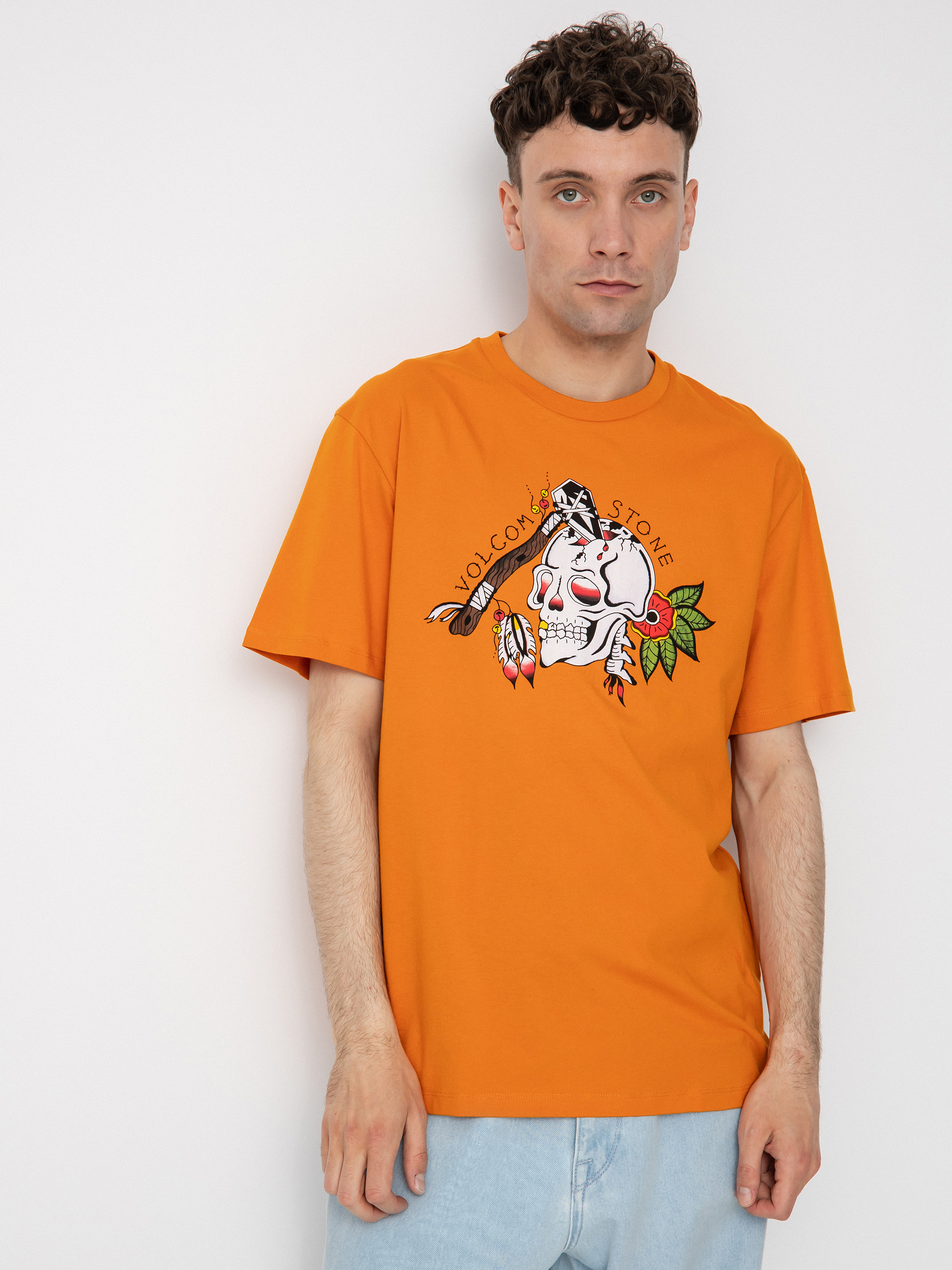 Tricou Volcom Lintell Bsc 1 (saffron)