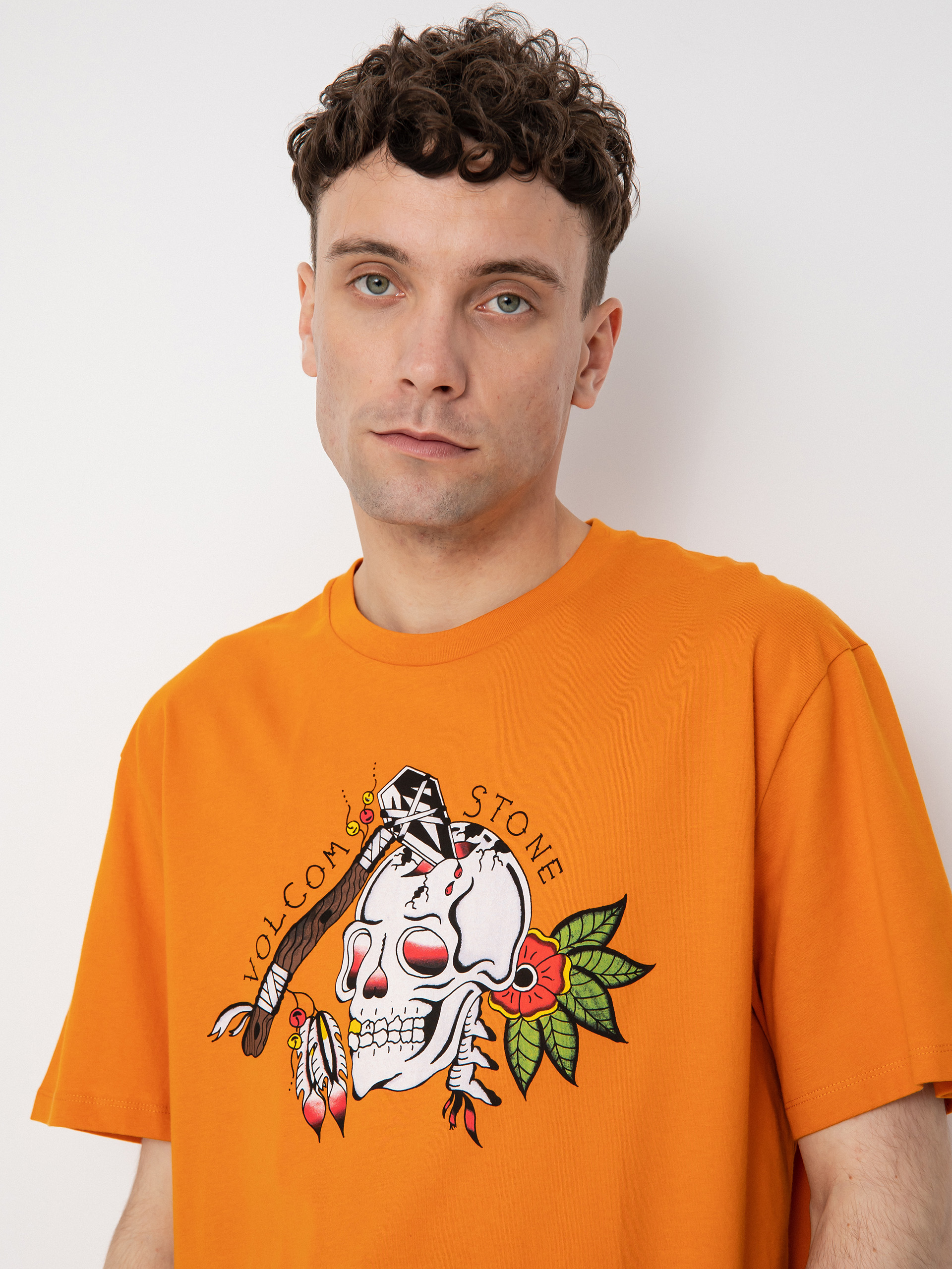 Tricou Volcom Lintell Bsc 1 (saffron)