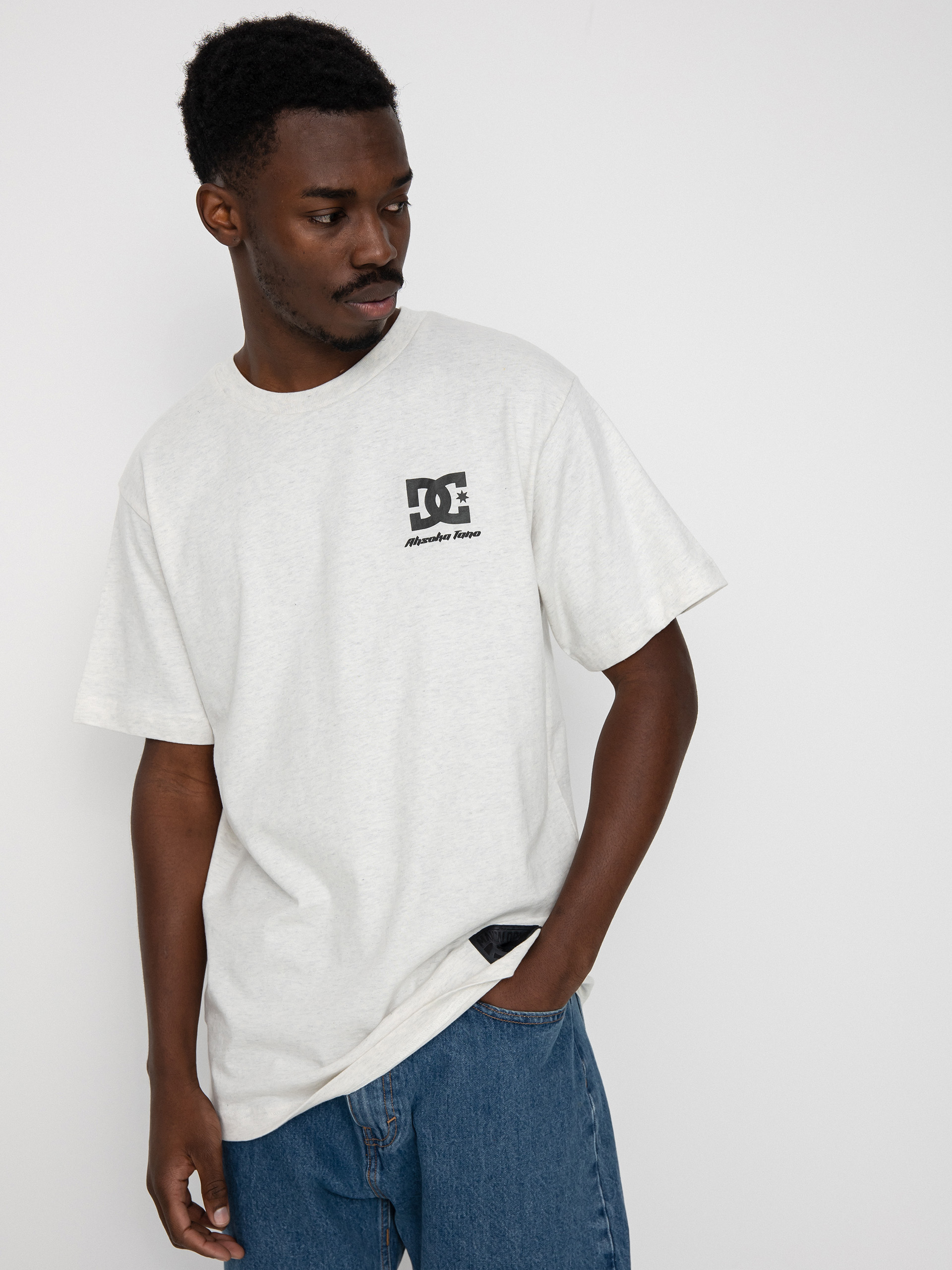 Tricou DC X Star Wars Ahsoka (snow heather)