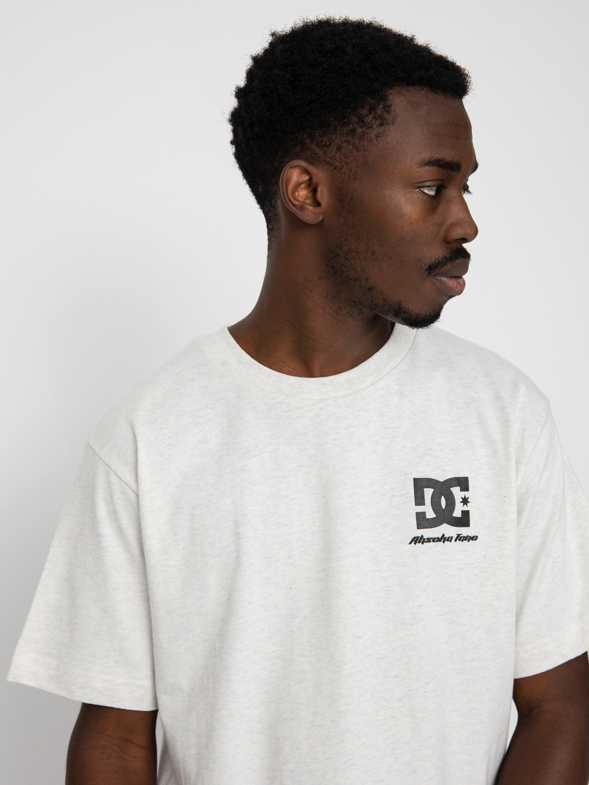 Tricou DC X Star Wars Ahsoka (snow heather)