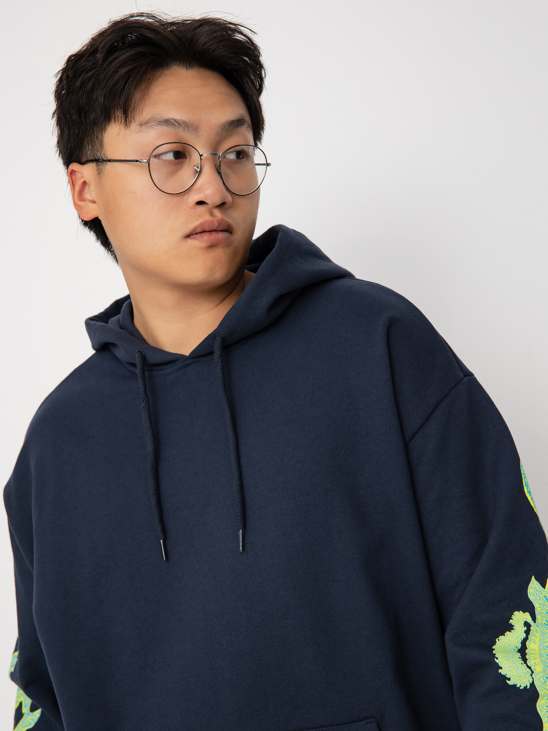 Hanorac cu glugă Element Headed Dragon HD (eclipse navy)