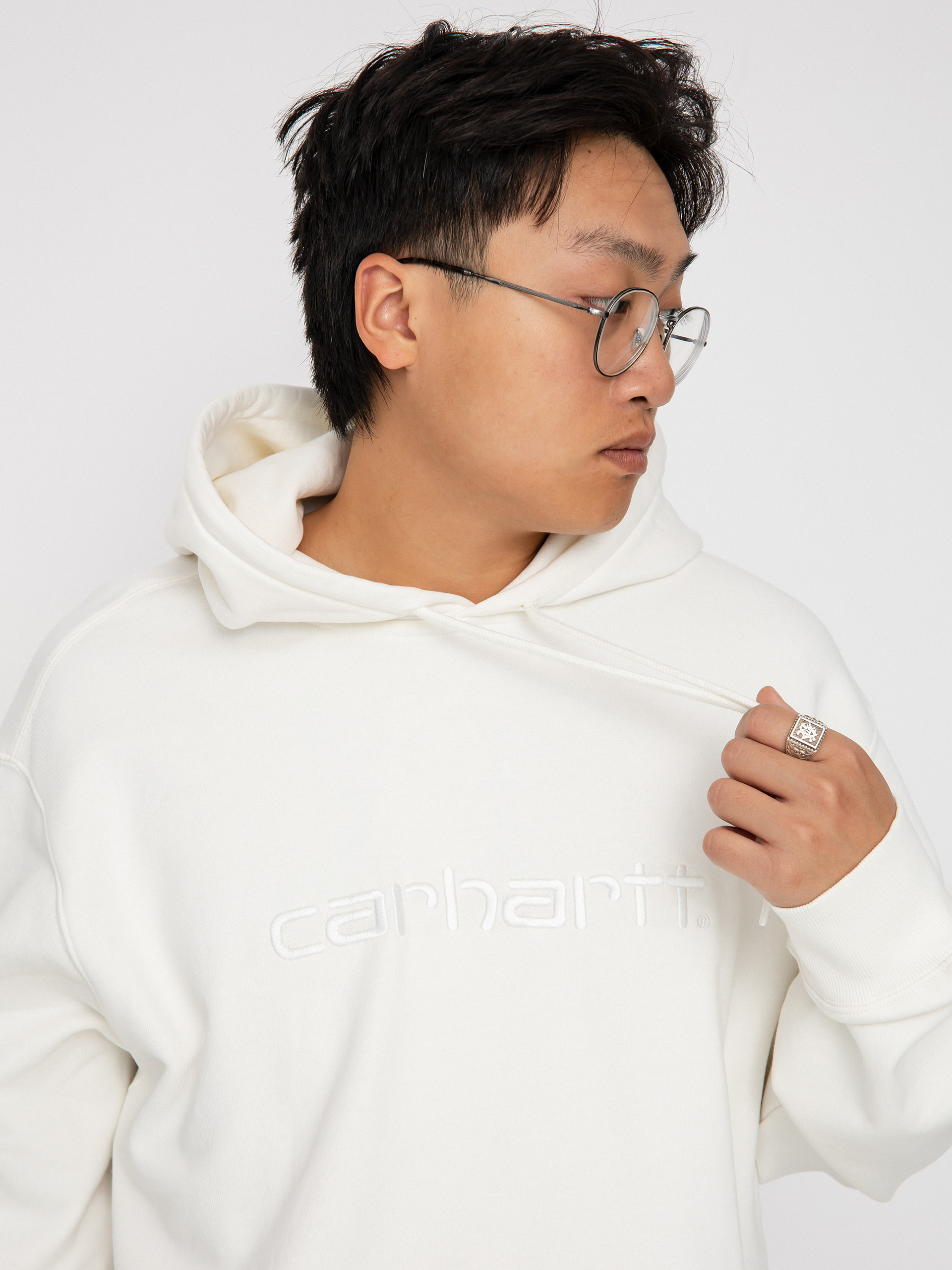 Hanorac cu glugă Carhartt WIP Duster HD (wax)