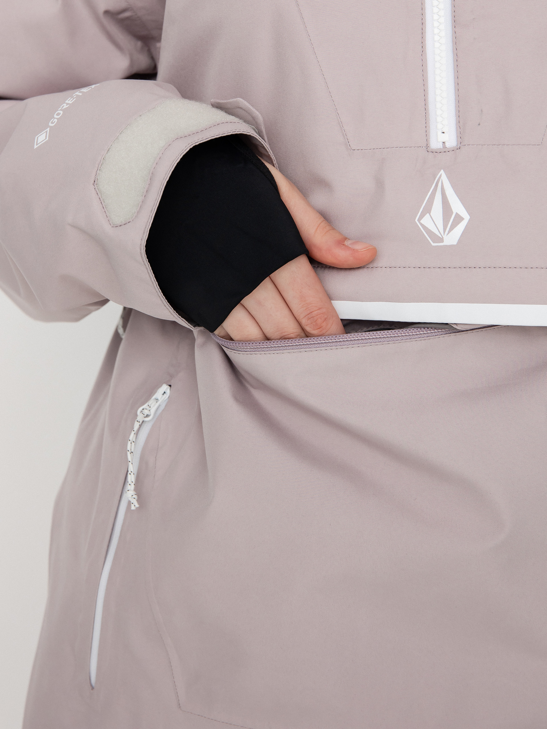Pentru femei Geacă de snowboard Volcom Fern Ins Gore Pullover (amethyst smoke)