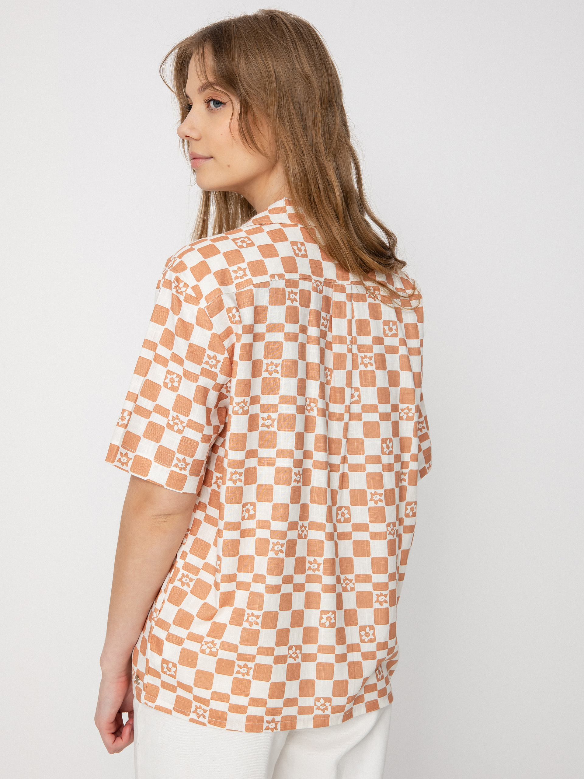 Cămașă Roxy Aloha Sunset Check Wmn (snow white sol power)