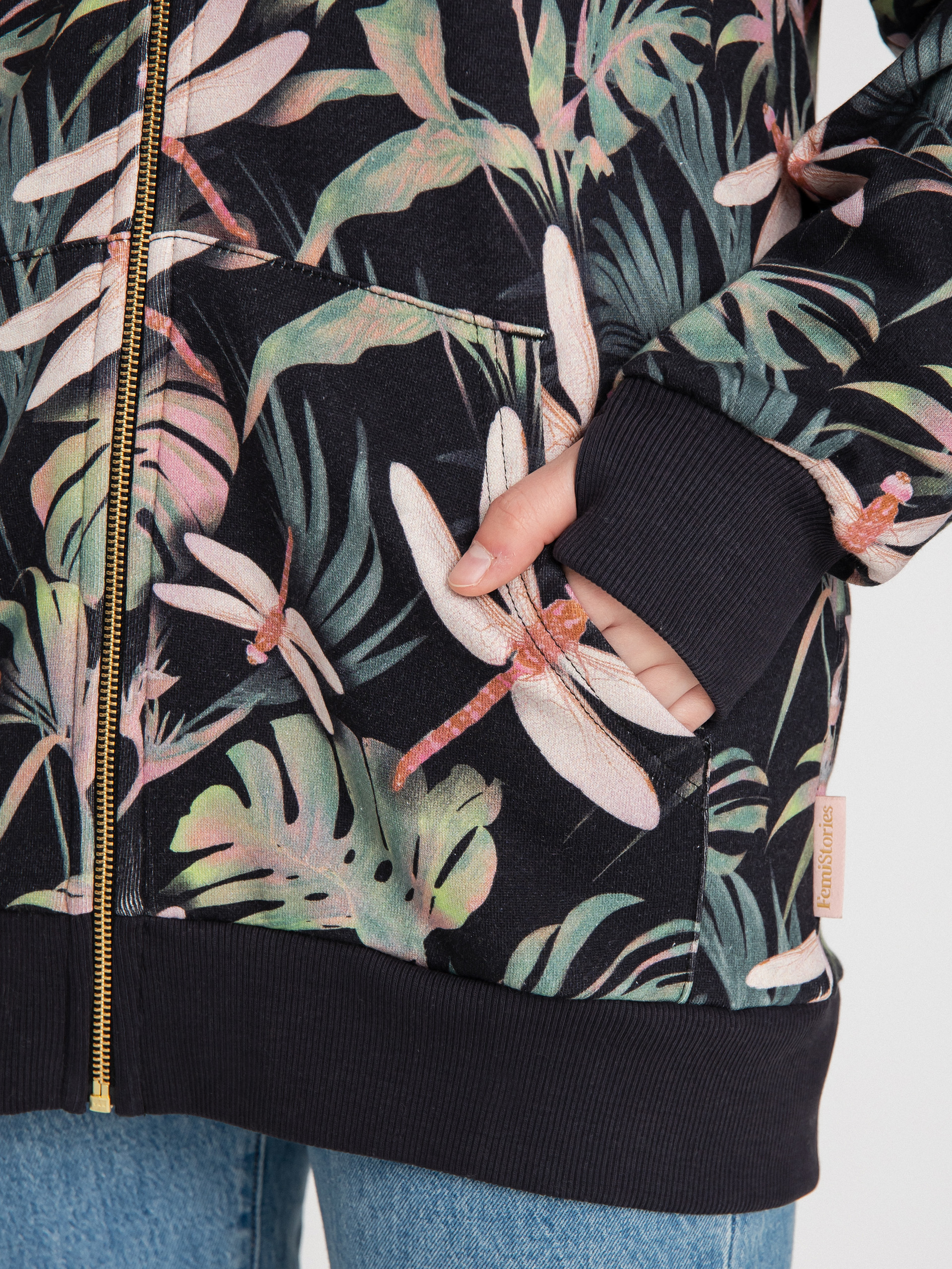 Hanorac cu glugă Femi Stories Ontario HD Wmn (cnd)