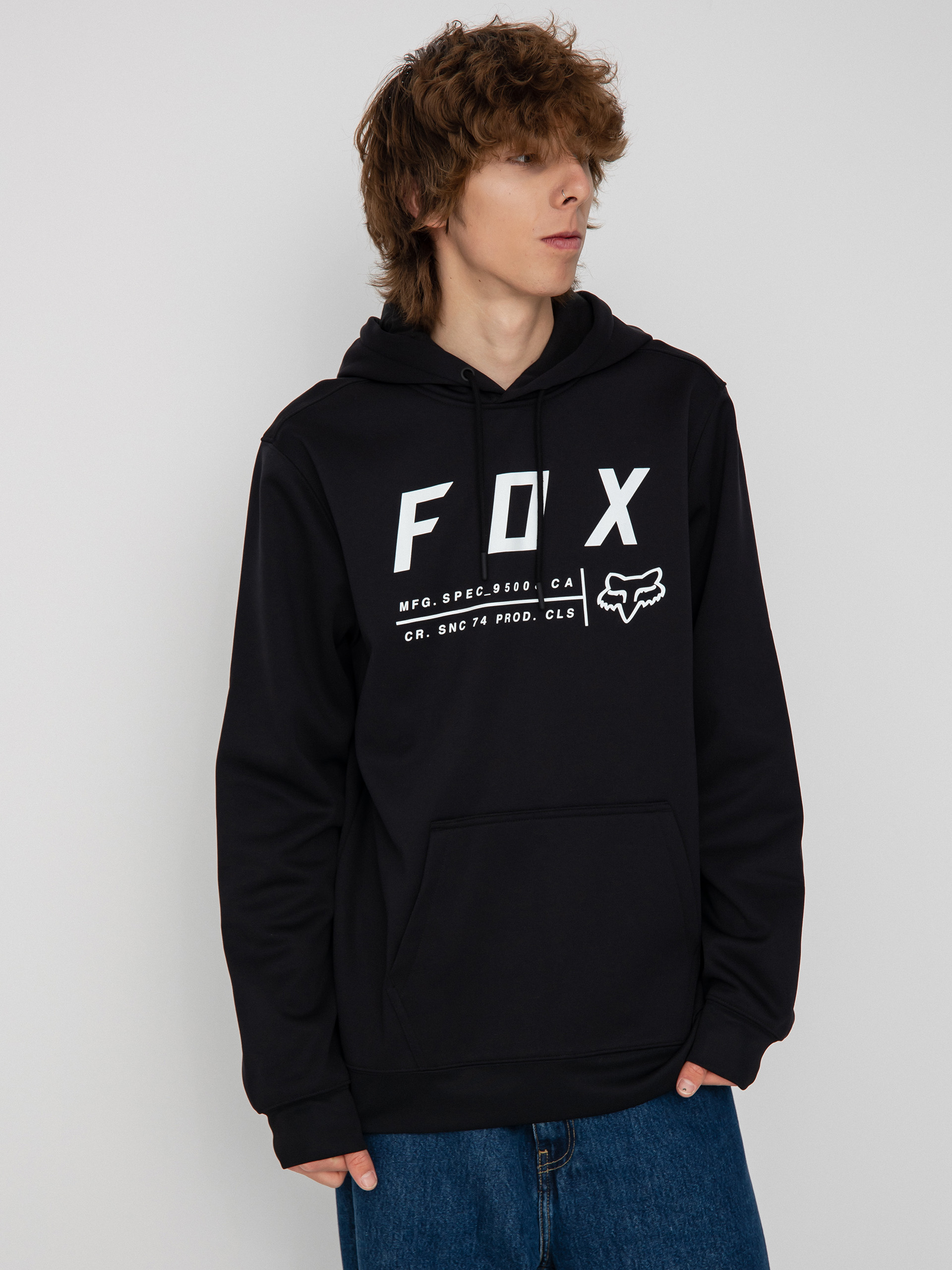 Hanorac cu glugă Fox Non Stop HD (black)