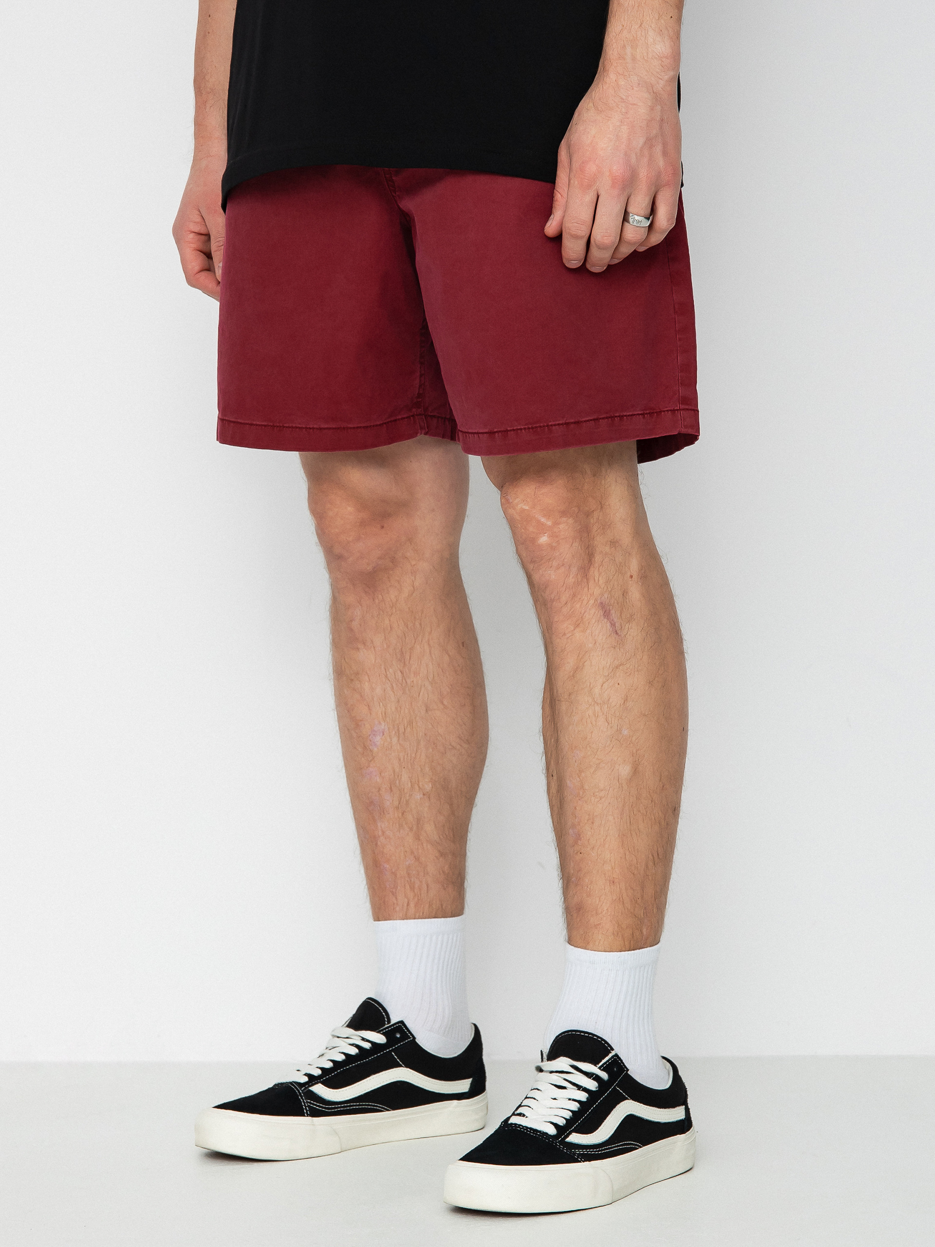 Șort Vans Range Salt Wash Relaxed Elastic (syrah)