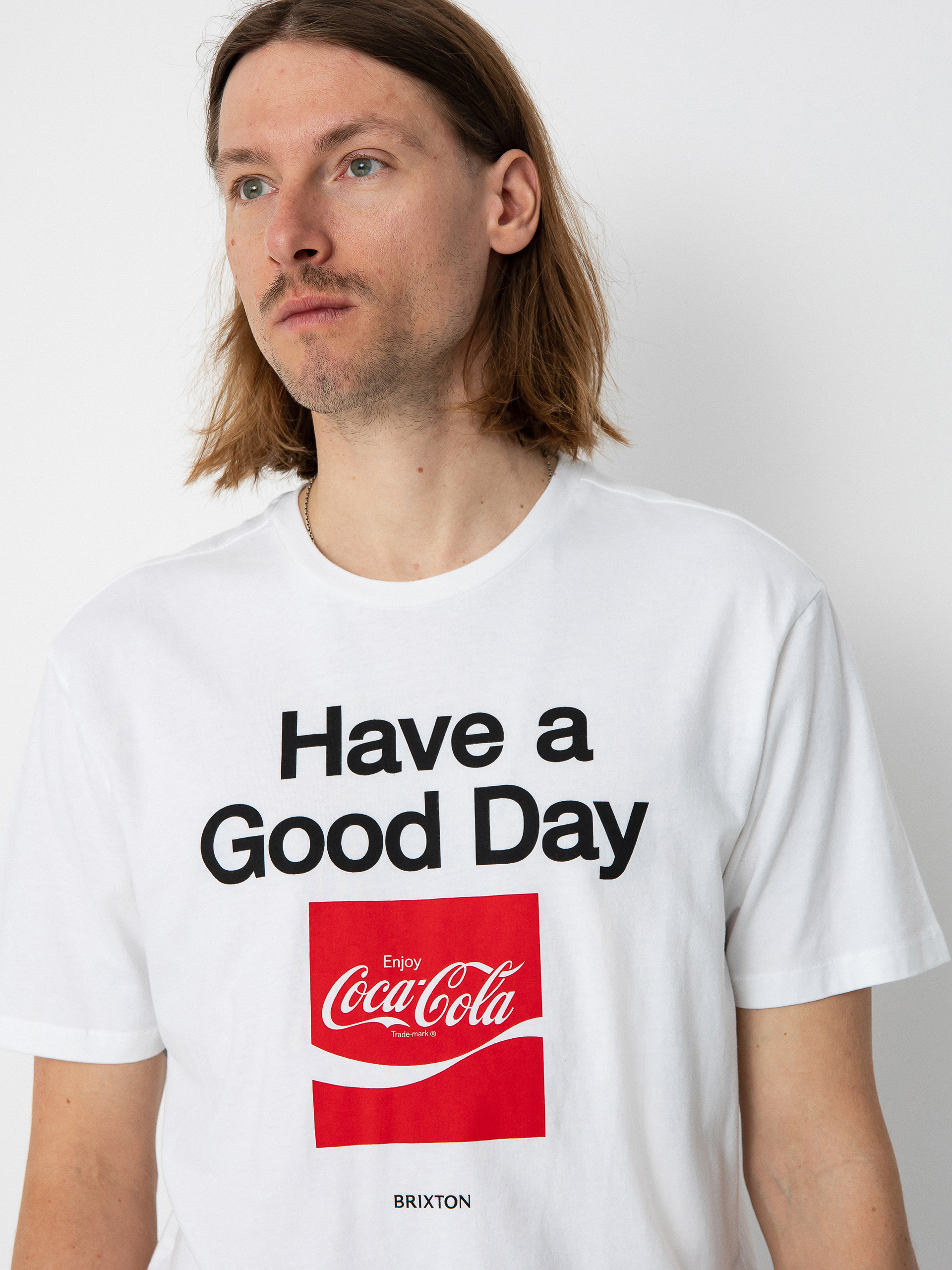 Tricou Brixton Coca-Cola Good Day (white)