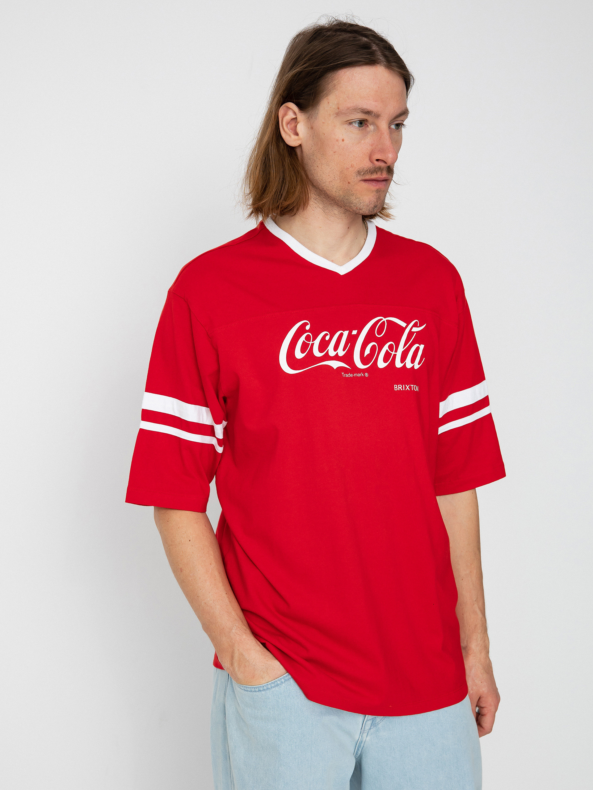 Tricou Brixton Coca-Cola Classic Football (cokered)