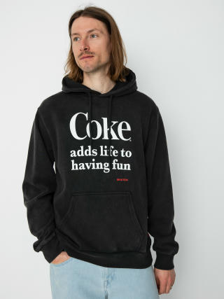 Hanorac cu glugă Brixton Coca-Cola Having Fun HD (black)