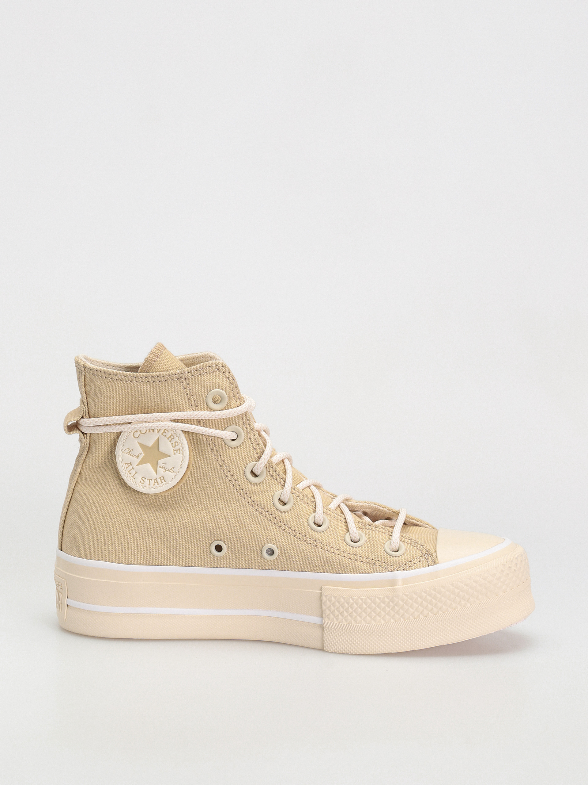Teniși Converse Chuck Taylor All Star Lift Hi Wmn (oat milk)
