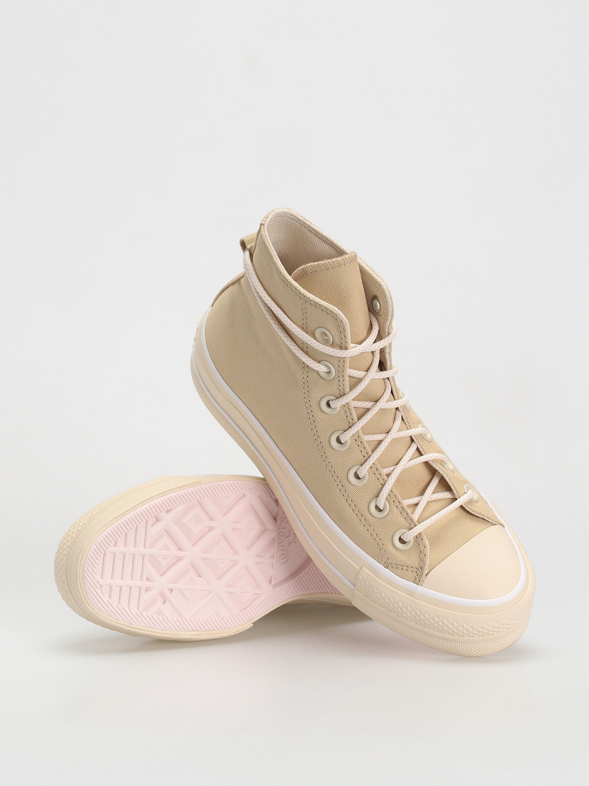 Teniși Converse Chuck Taylor All Star Lift Hi Wmn (oat milk)