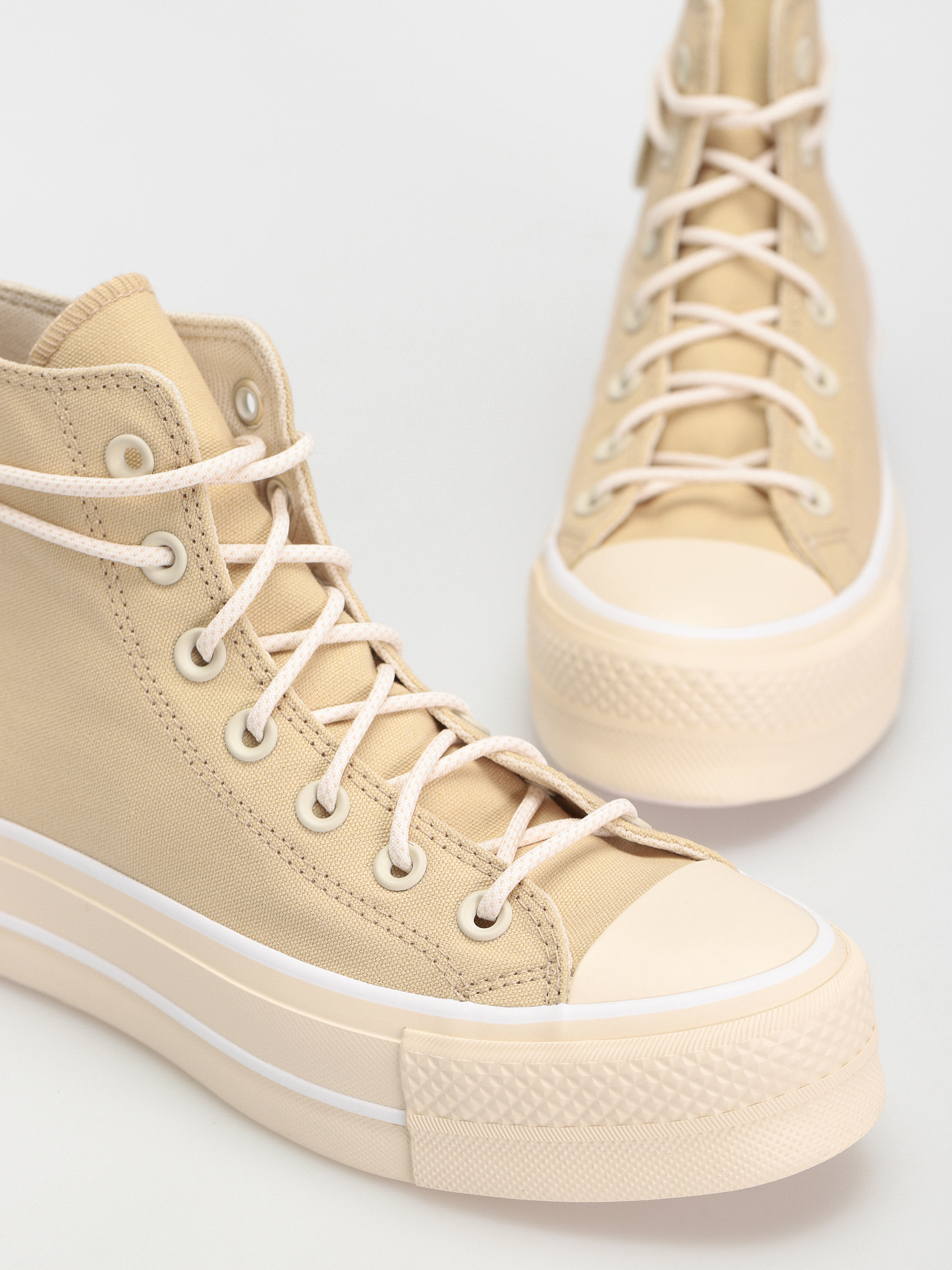 Teniși Converse Chuck Taylor All Star Lift Hi Wmn (oat milk)