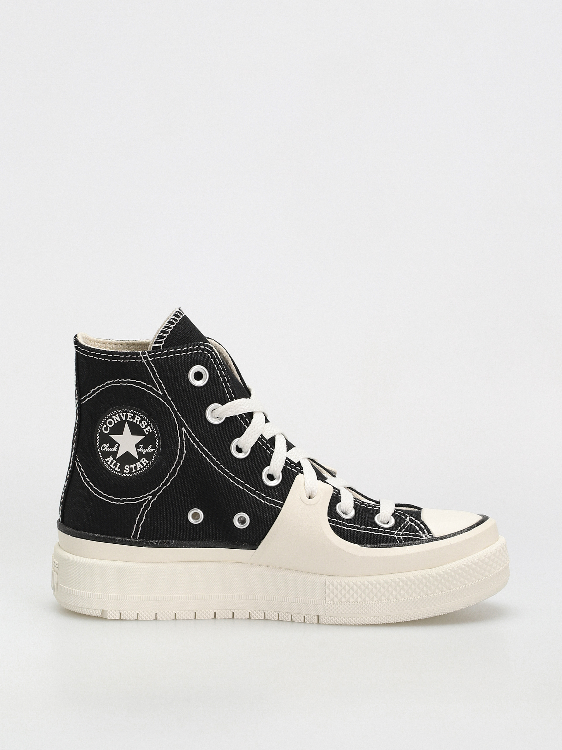 Teniși Converse Chuck Taylor All Star Construct Hi Wmn (black/vintage white)