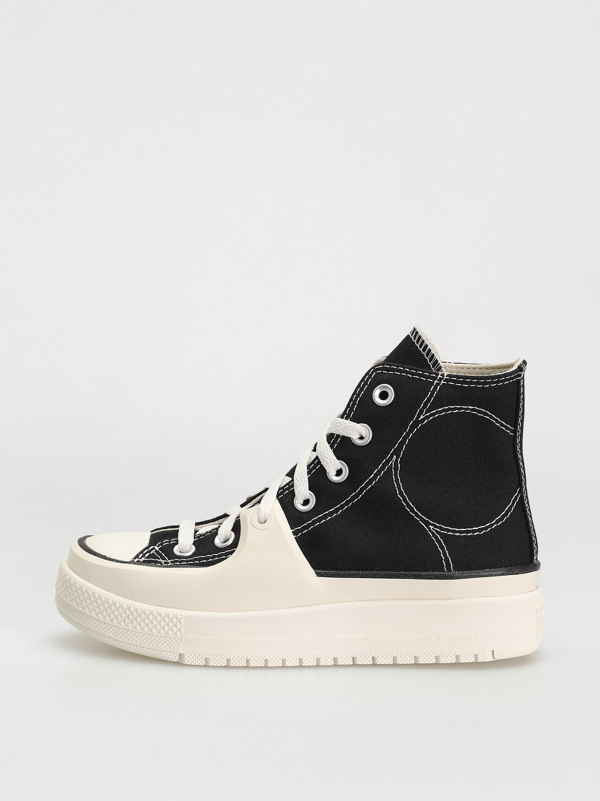 Teniși Converse Chuck Taylor All Star Construct Hi Wmn (black/vintage white)