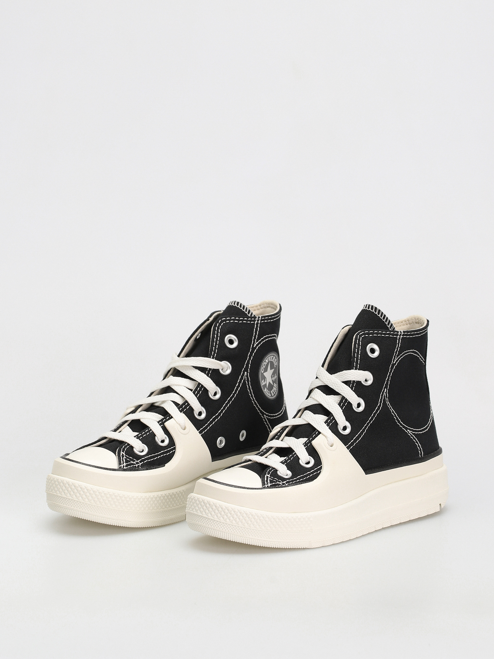 Teniși Converse Chuck Taylor All Star Construct Hi Wmn (black/vintage white)