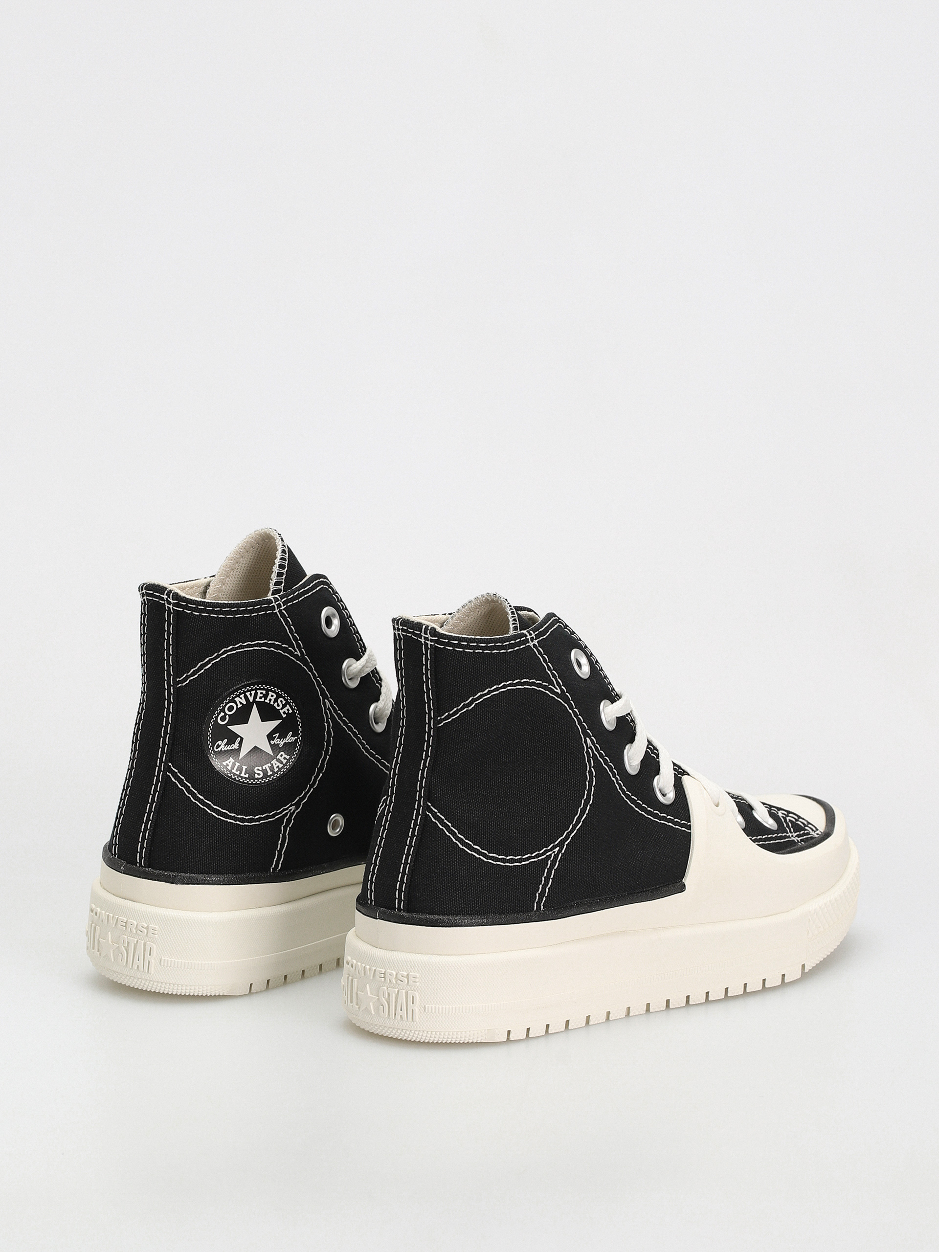 Teniși Converse Chuck Taylor All Star Construct Hi Wmn (black/vintage white)