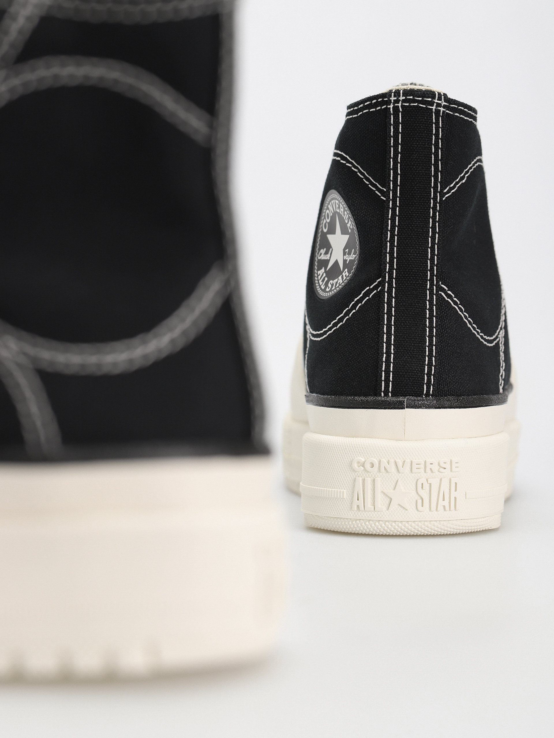 Teniși Converse Chuck Taylor All Star Construct Hi Wmn (black/vintage white)