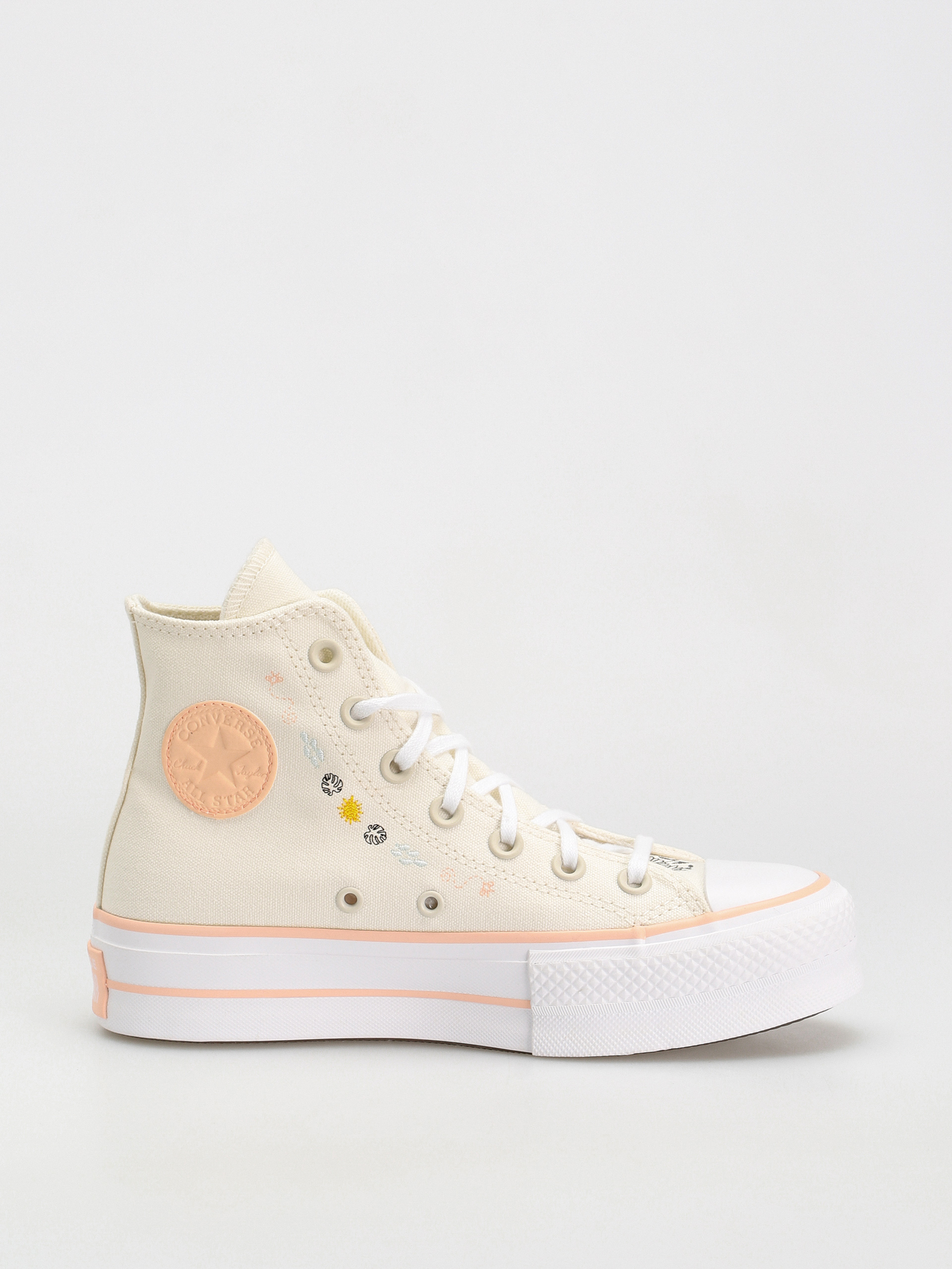 Teniși Converse Chuck Taylor All Star Lift Hi Wmn (egret)