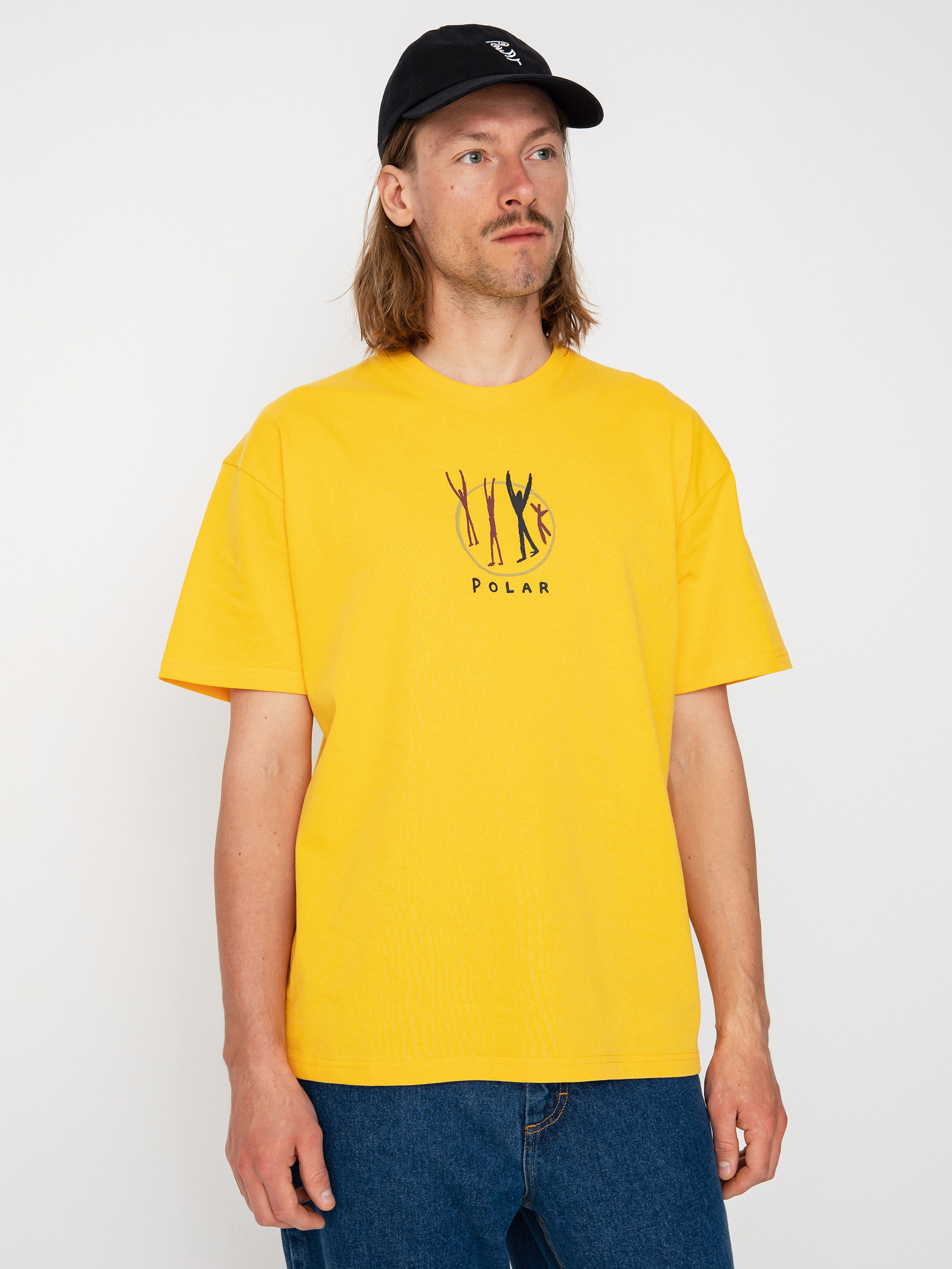 Tricou Polar Skate Polar Gang (orange sorbet)