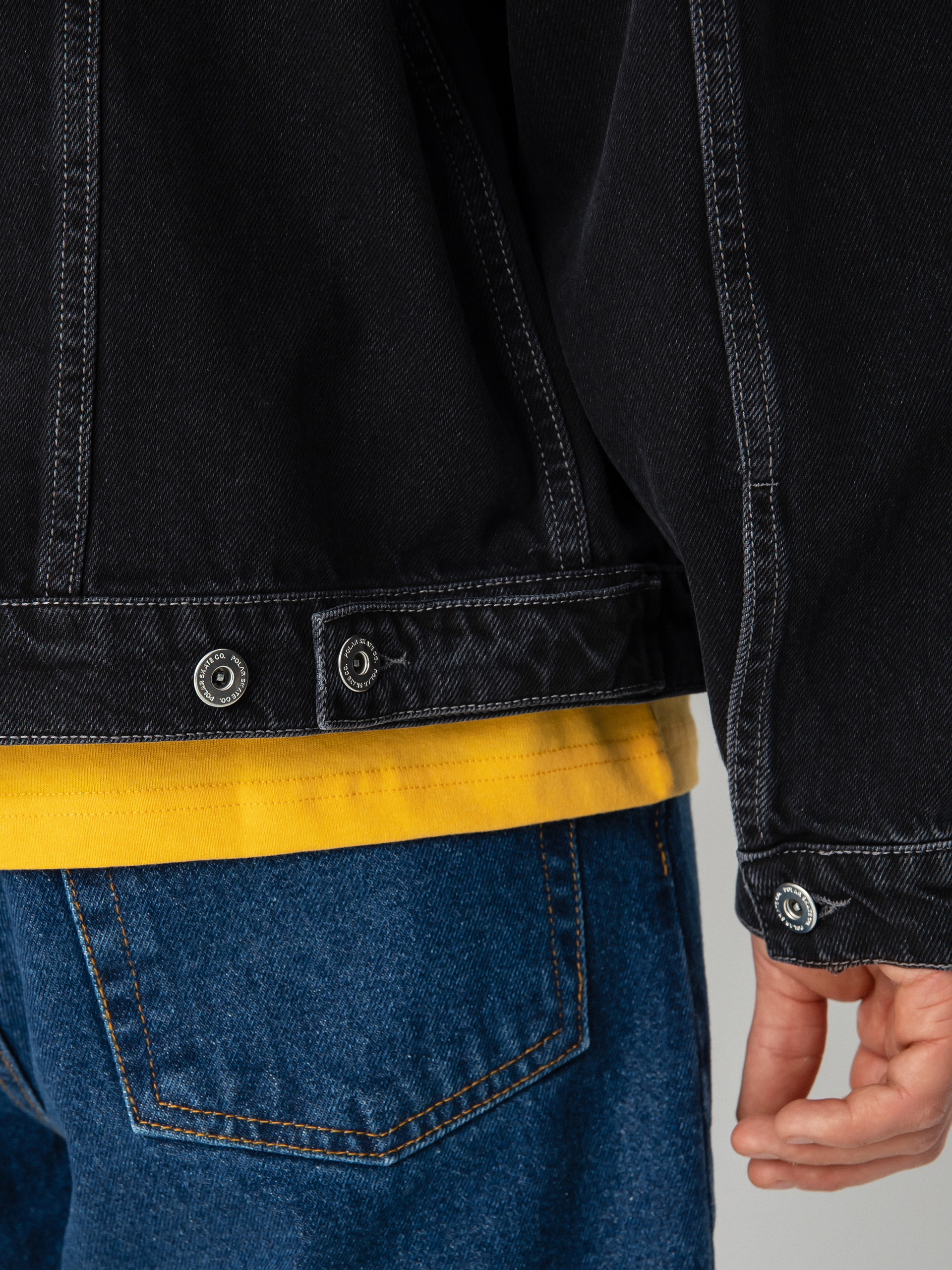 Geacă Polar Skate Patrik Denim (silver black)