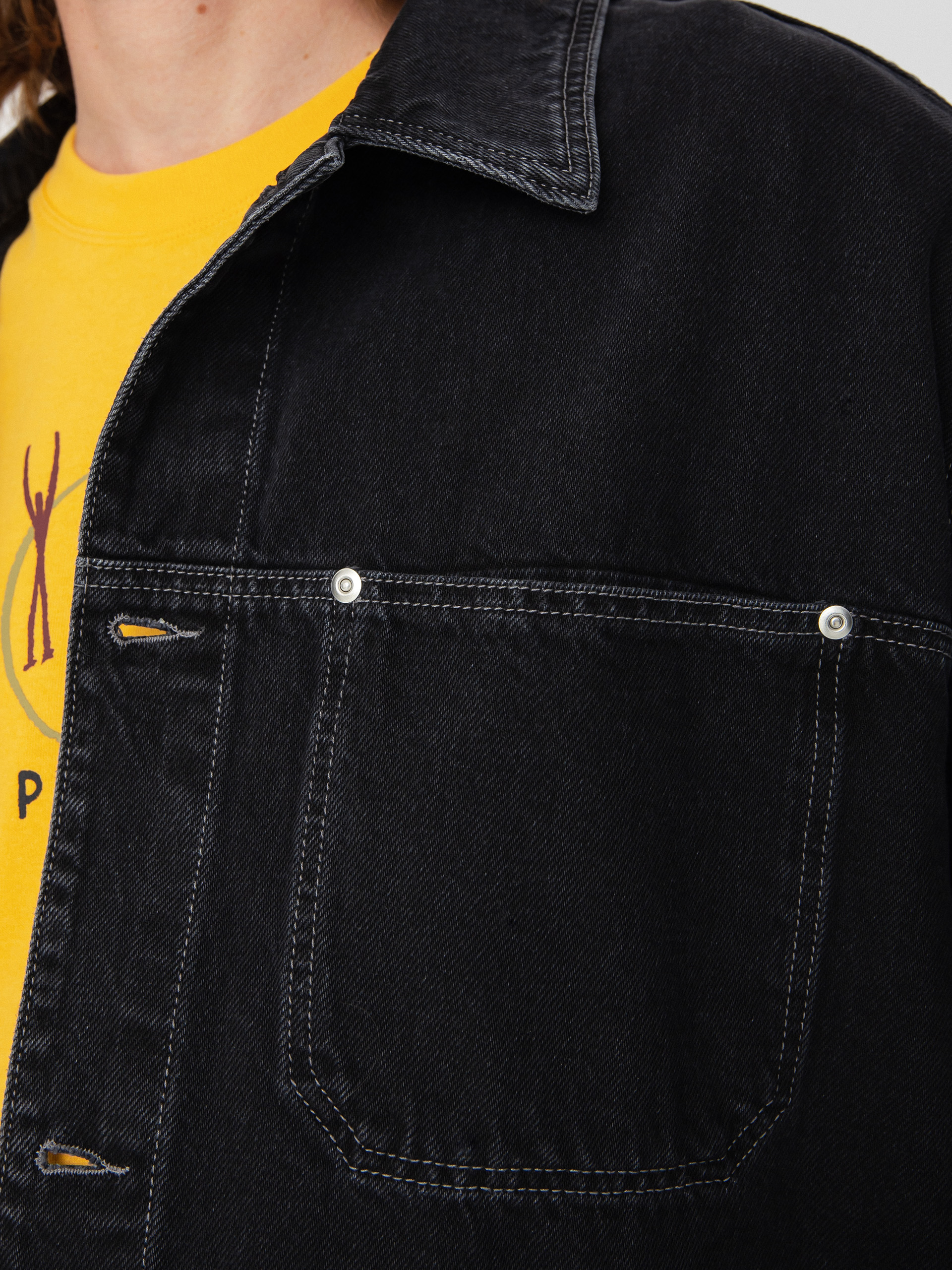 Geacă Polar Skate Patrik Denim (silver black)