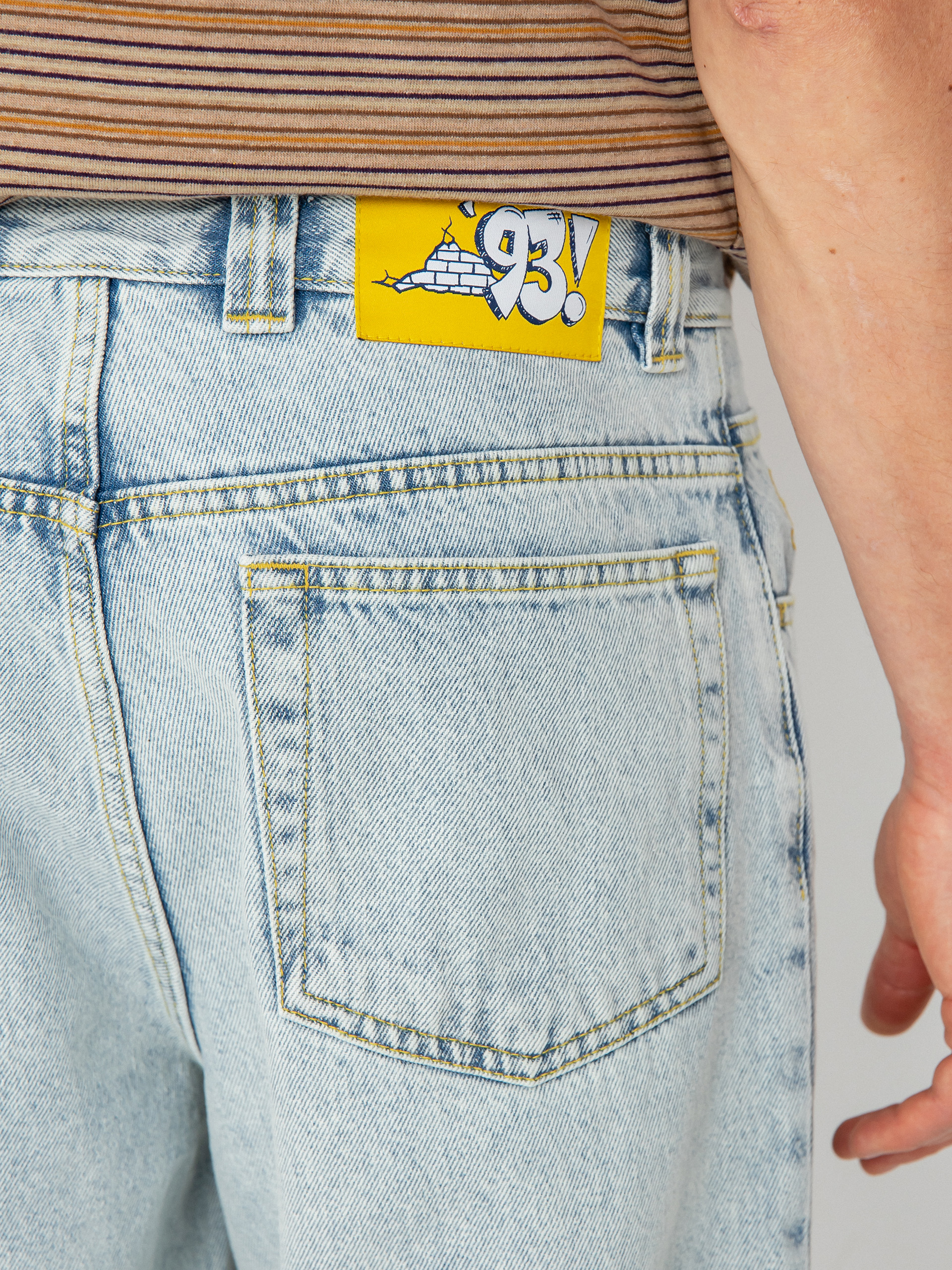 Pantaloni Polar Skate 93! Denim (light blue)