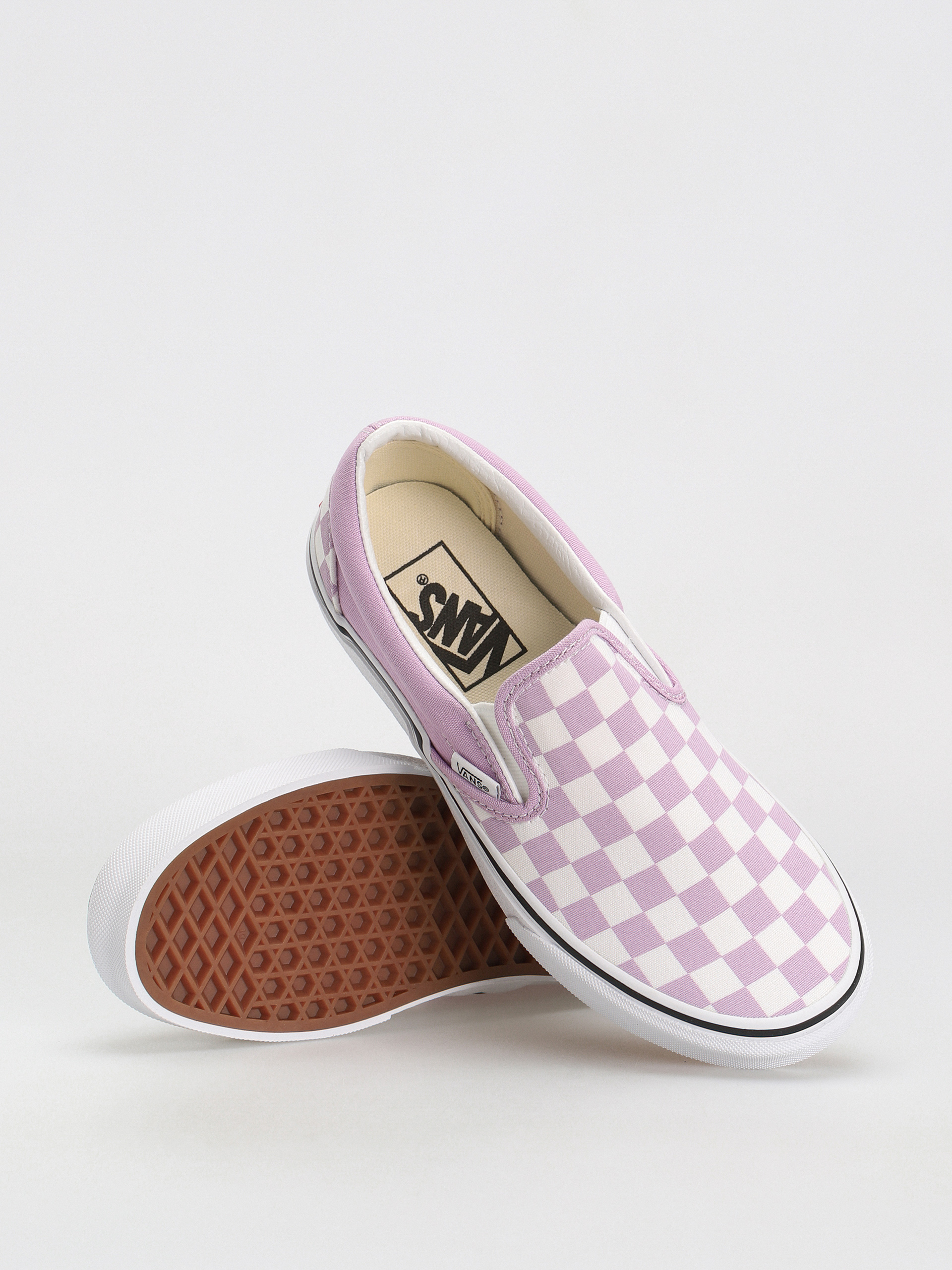 Pantofi Vans Classic Slip On (color theory checkerboard lupine)