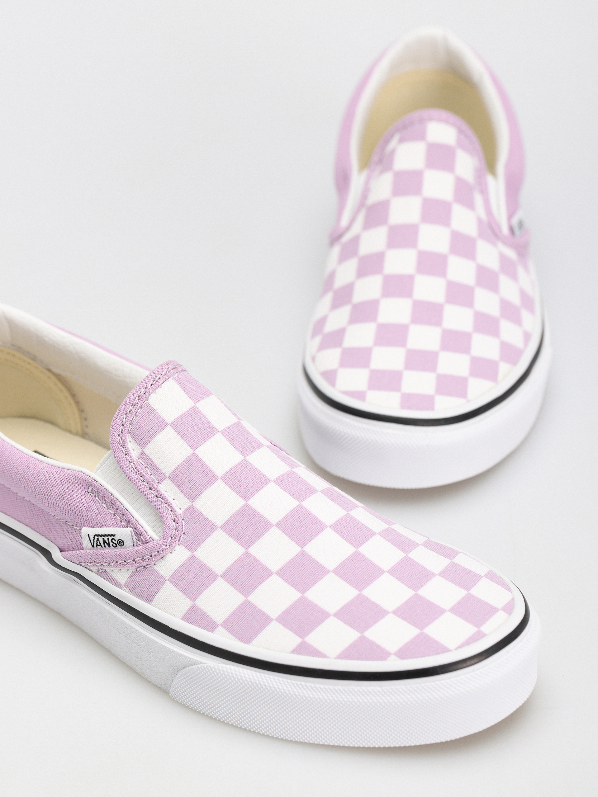 Pantofi Vans Classic Slip On (color theory checkerboard lupine)