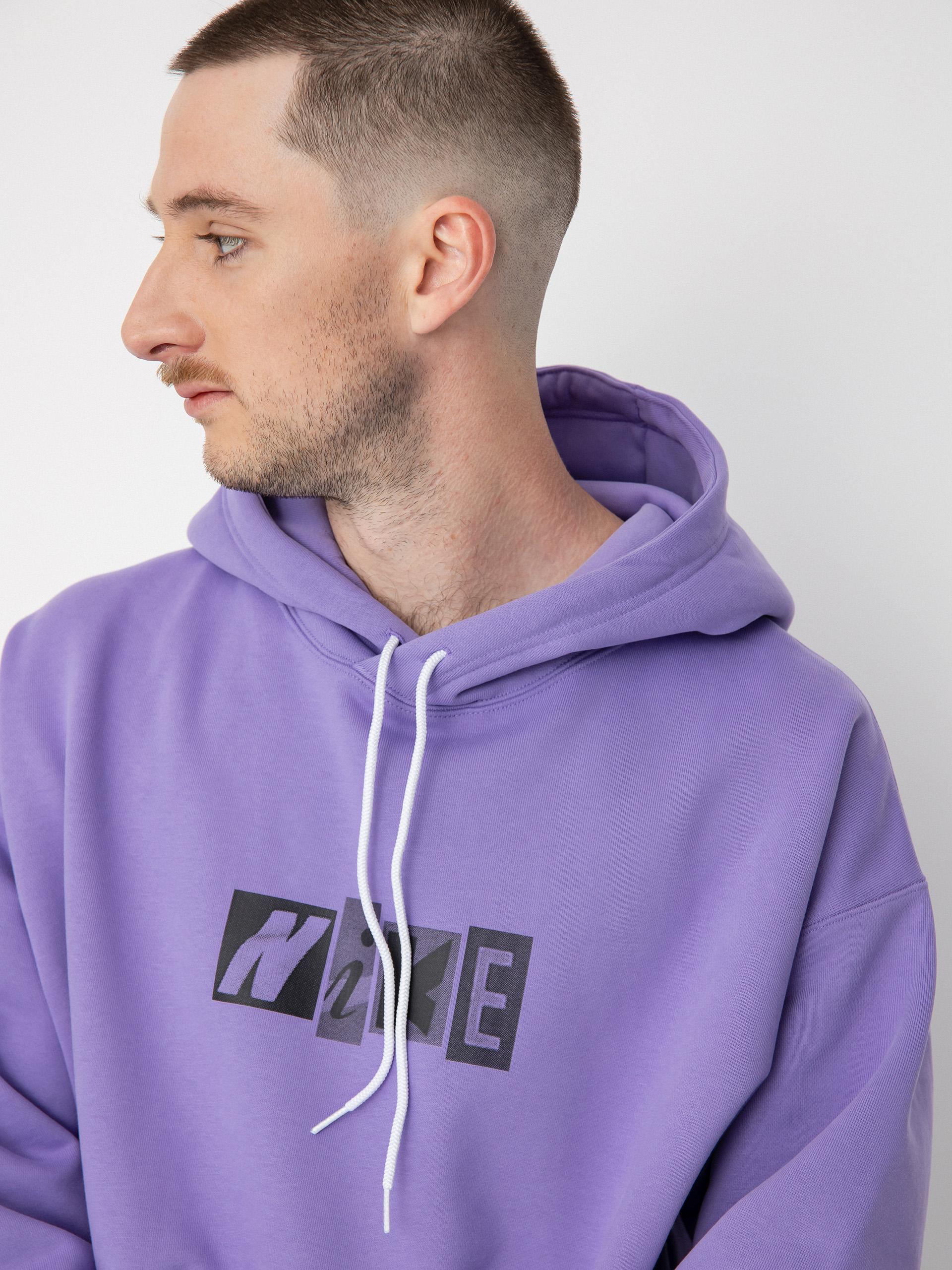 Hanorac cu glugă Nike SB Copyshop Letters HD (space purple)