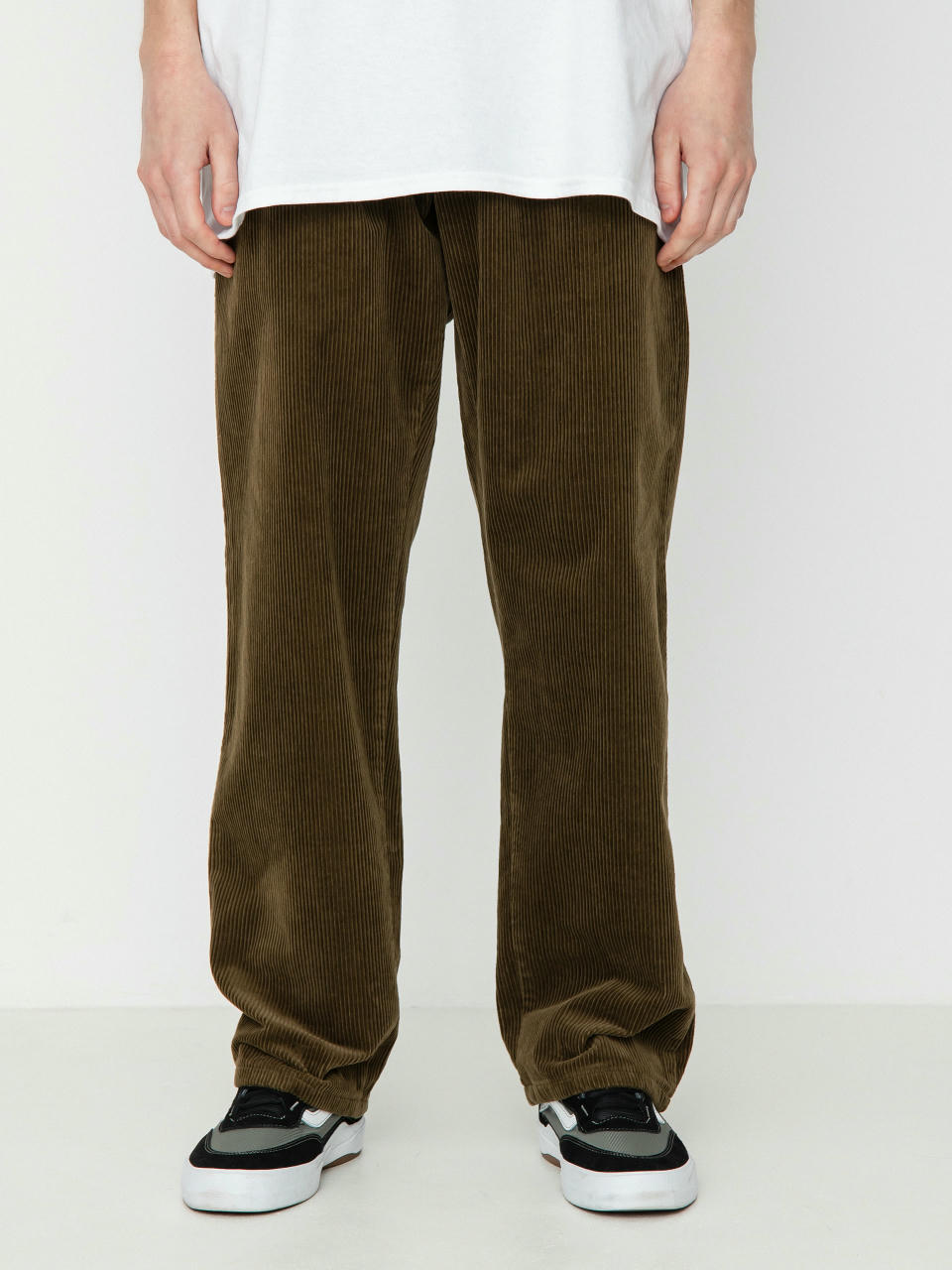 Pantaloni Malita Cord Log Elastic (olive)