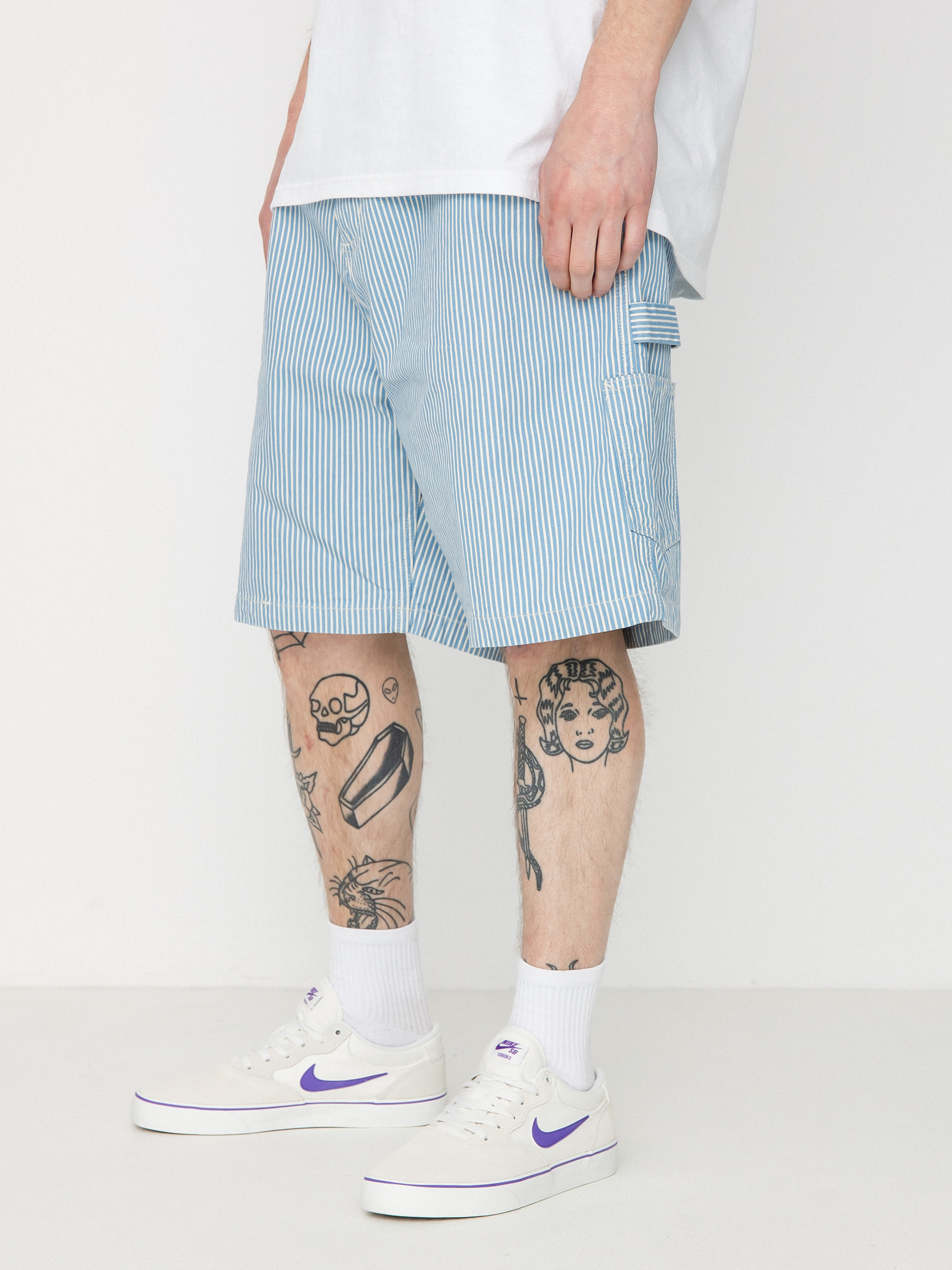 Șort Carhartt WIP Terrell SK (bleach/wax)