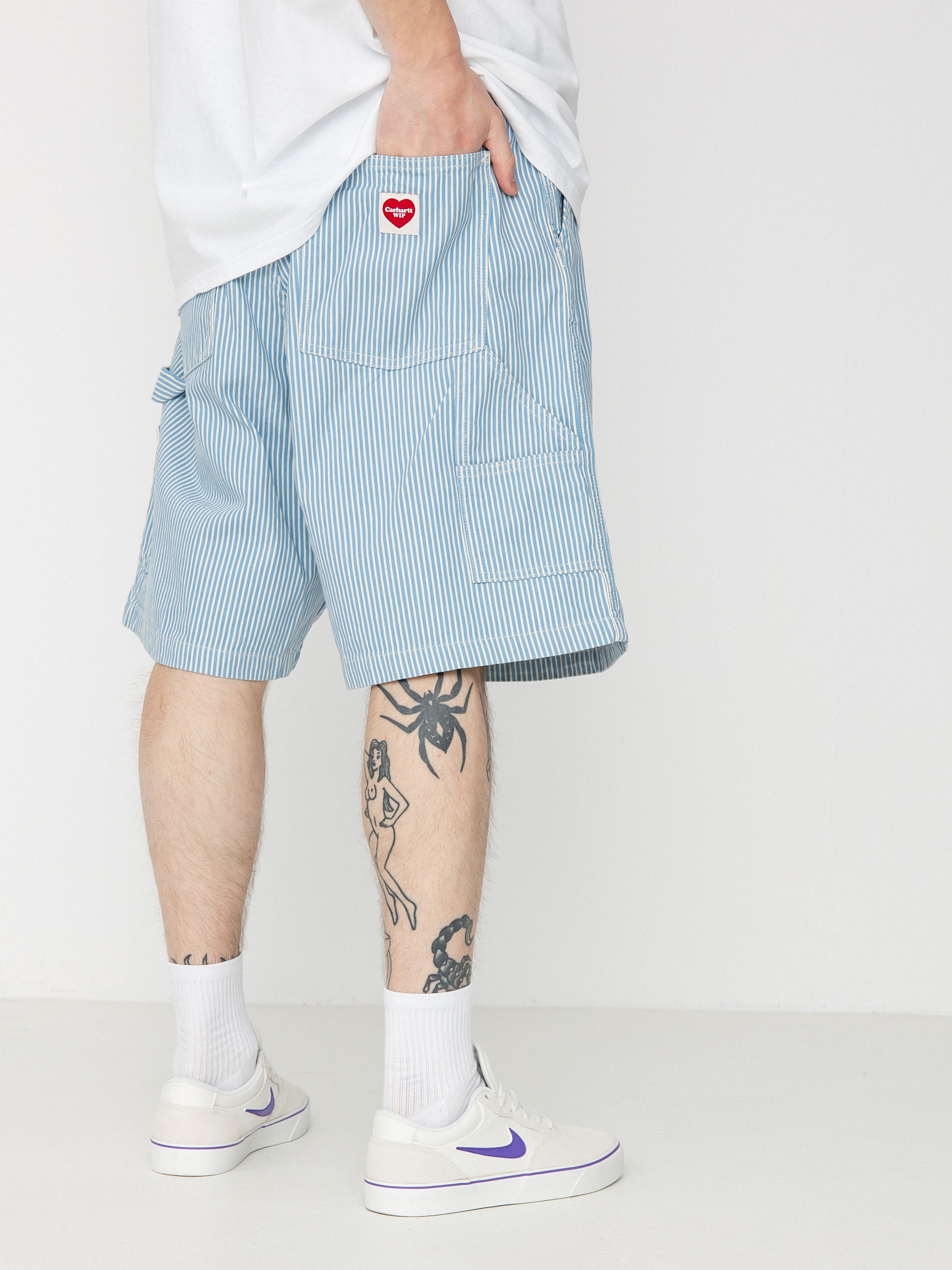 Șort Carhartt WIP Terrell SK (bleach/wax)