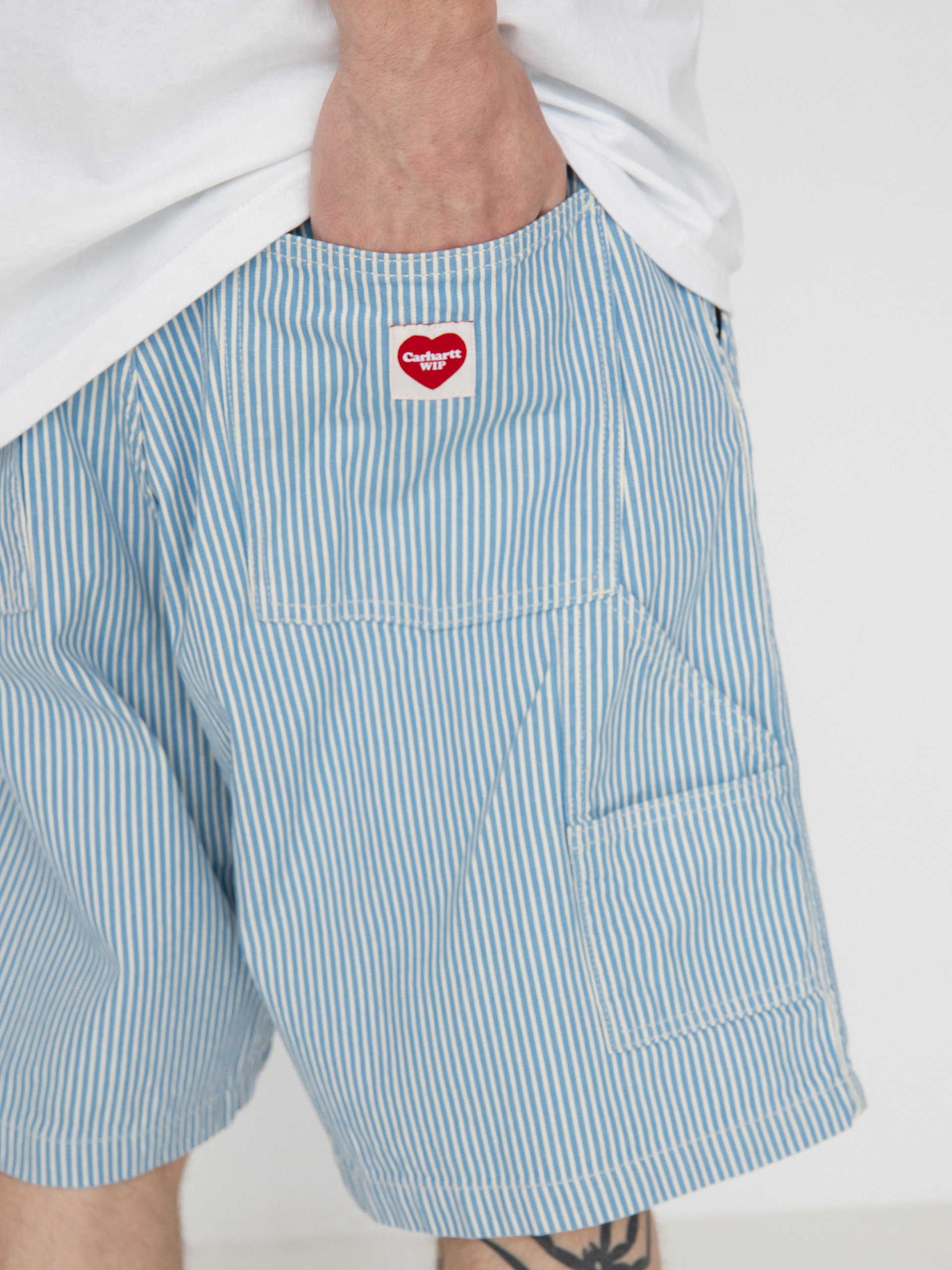 Șort Carhartt WIP Terrell SK (bleach/wax)