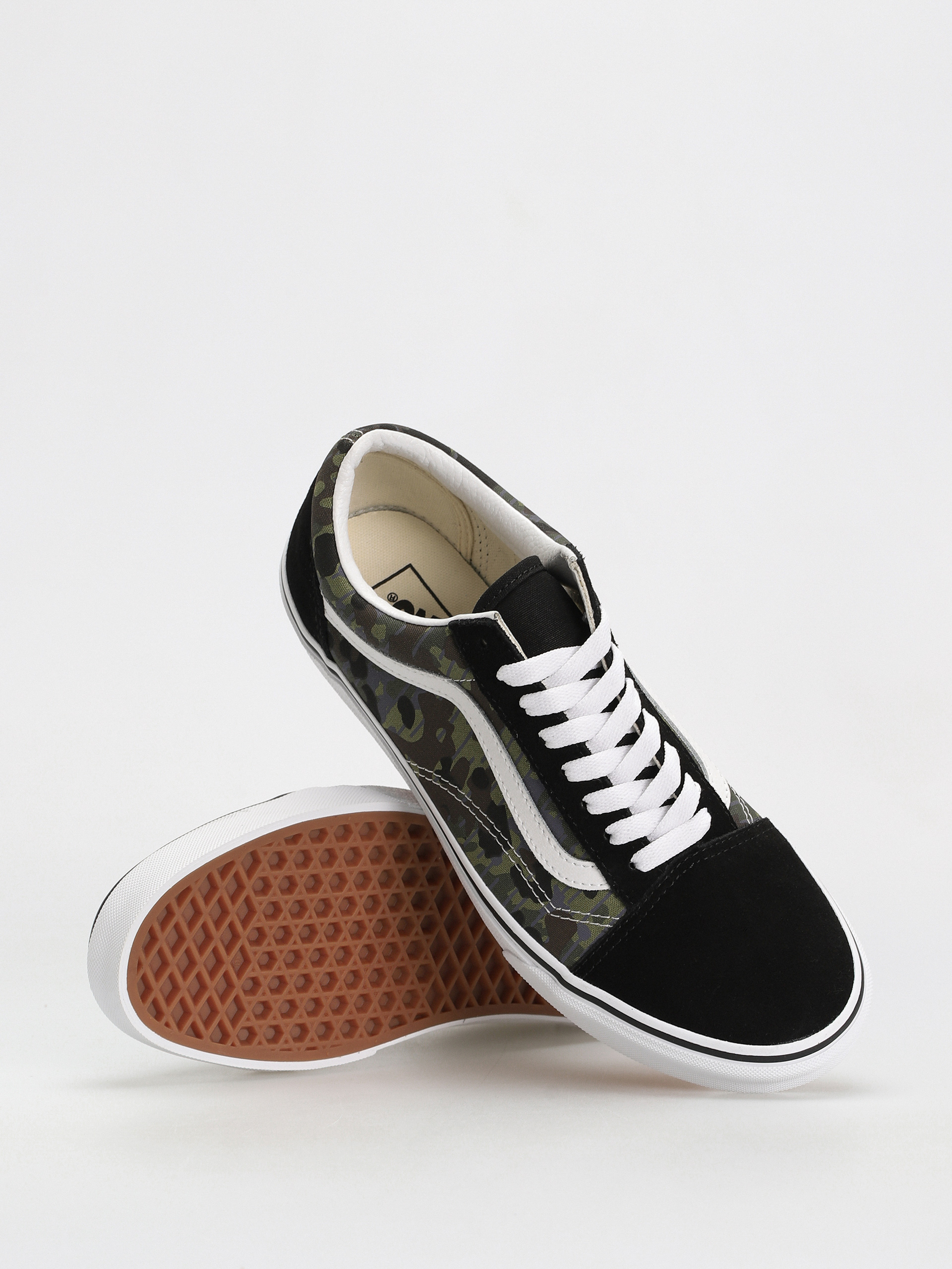 Pantofi Vans Old Skool (rain camo green/multi)