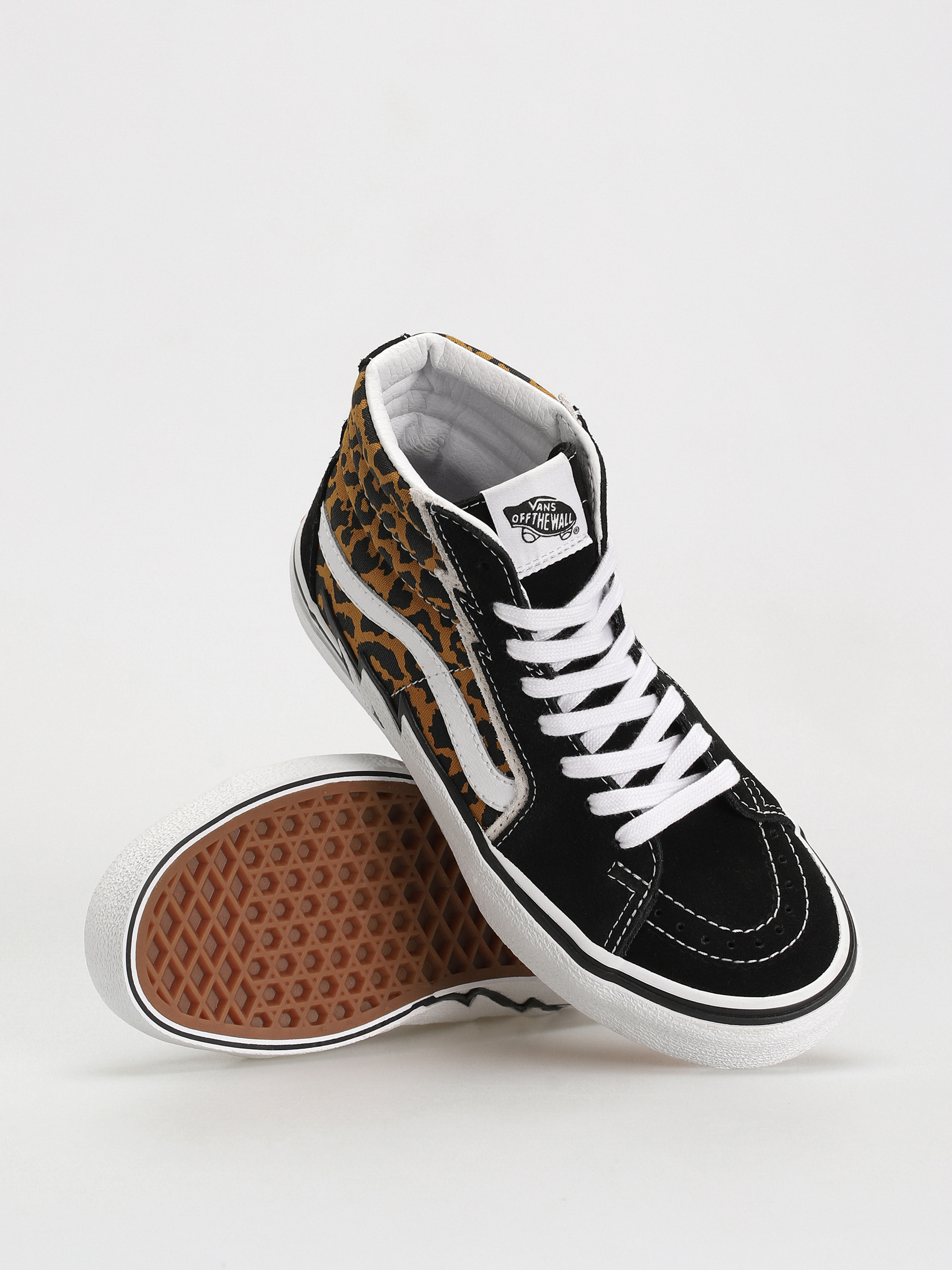 Pantofi Vans Sk8 Hi Bolt (leopard black/true white)