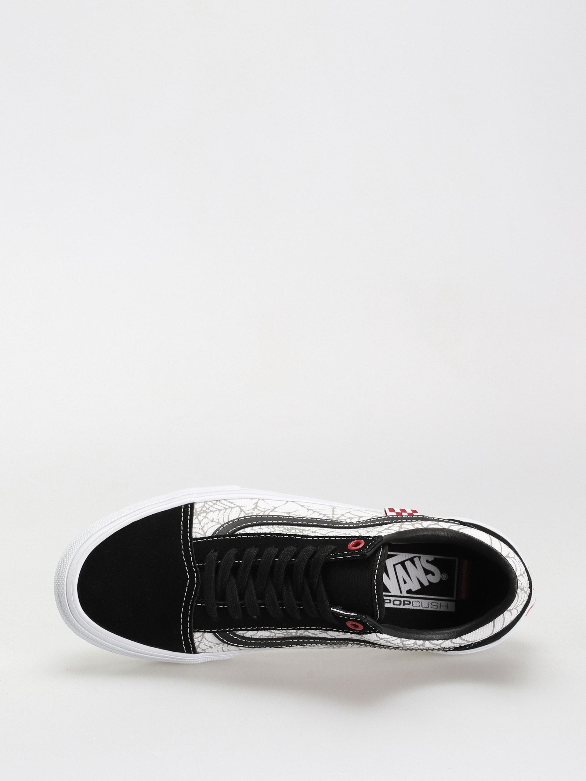Pantofi Vans Skate Old Skool (black widow spider black/white/red)
