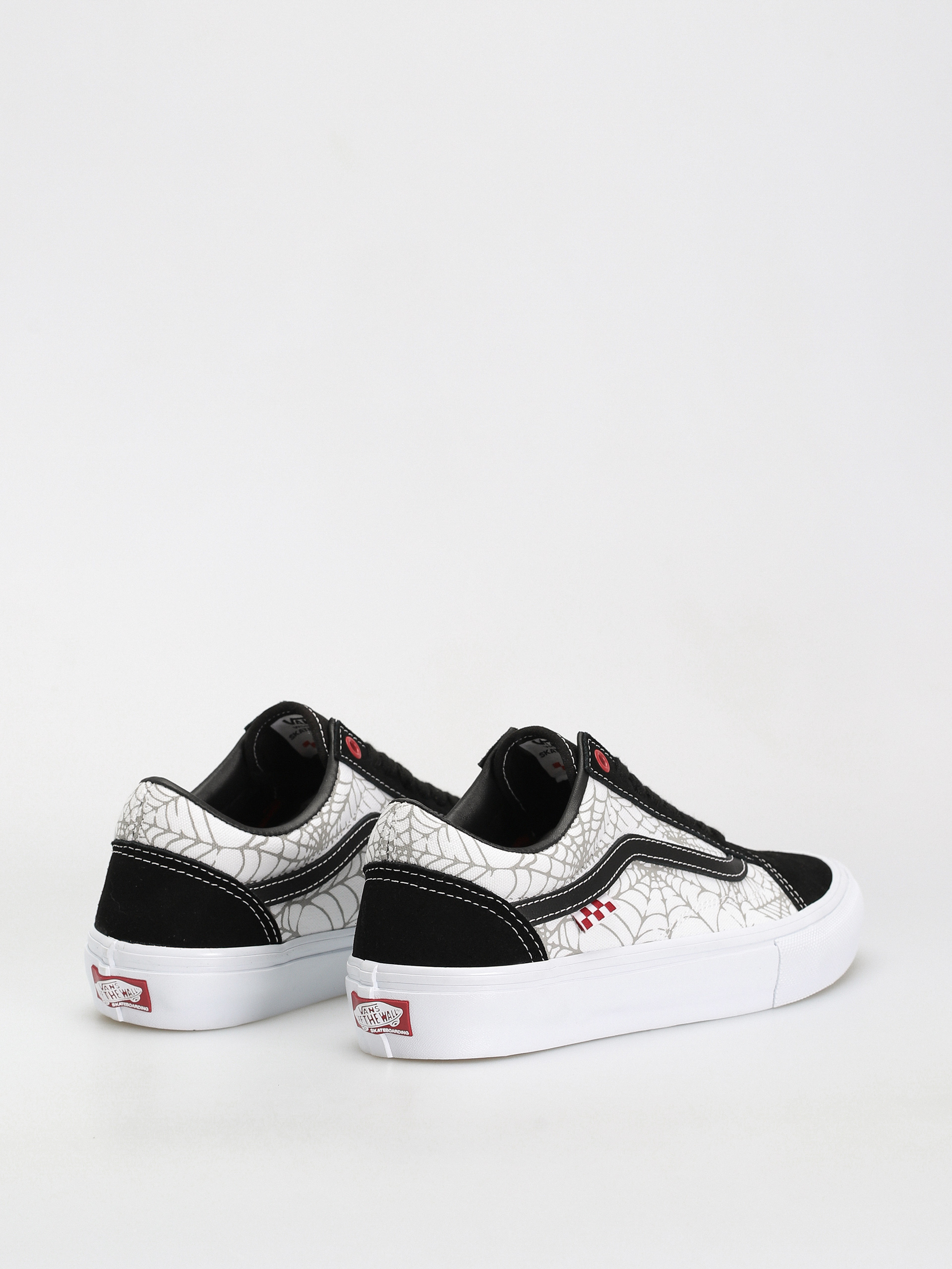 Pantofi Vans Skate Old Skool (black widow spider black/white/red)