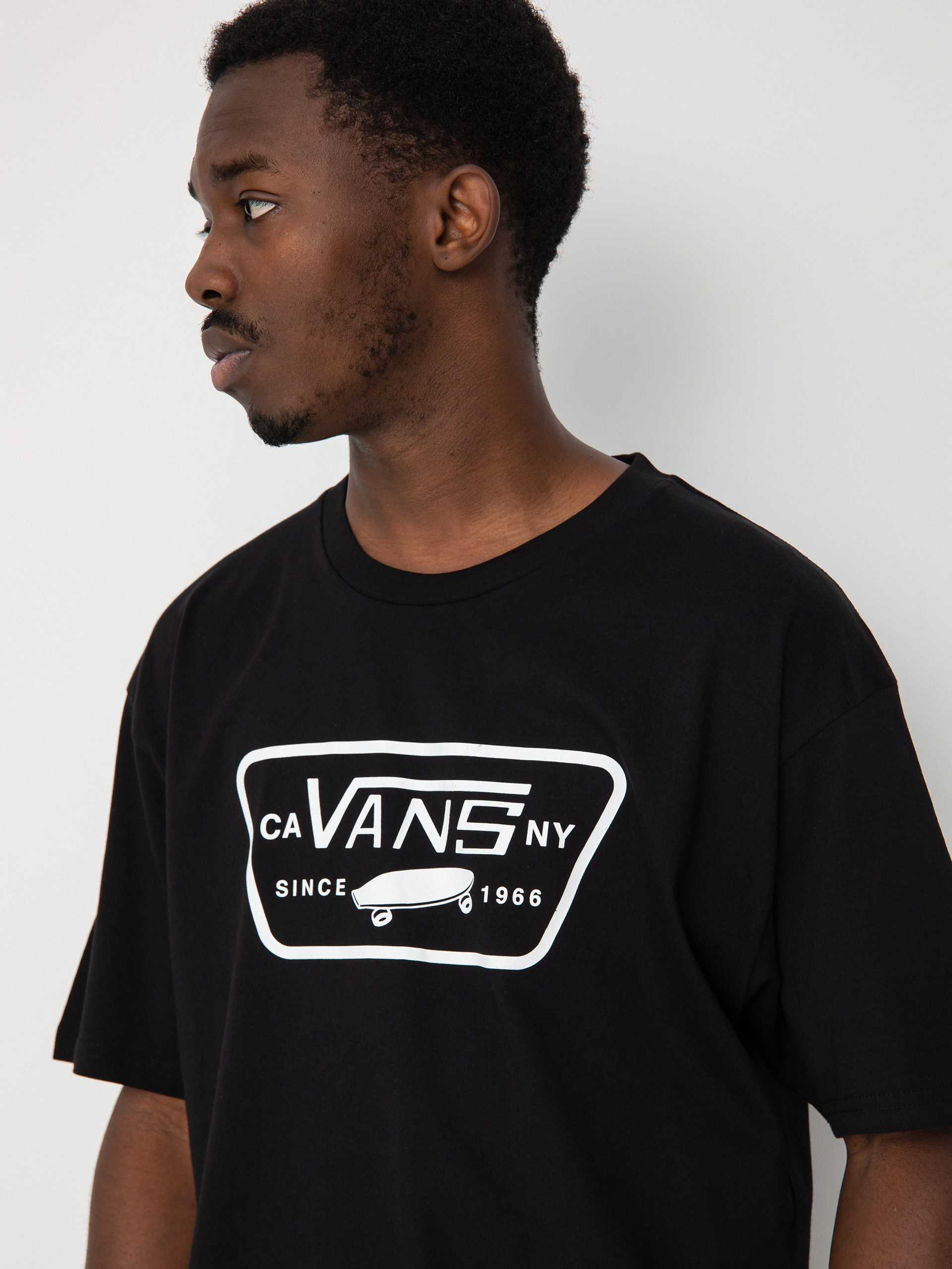 Tricou Vans Full Patch (black/white)
