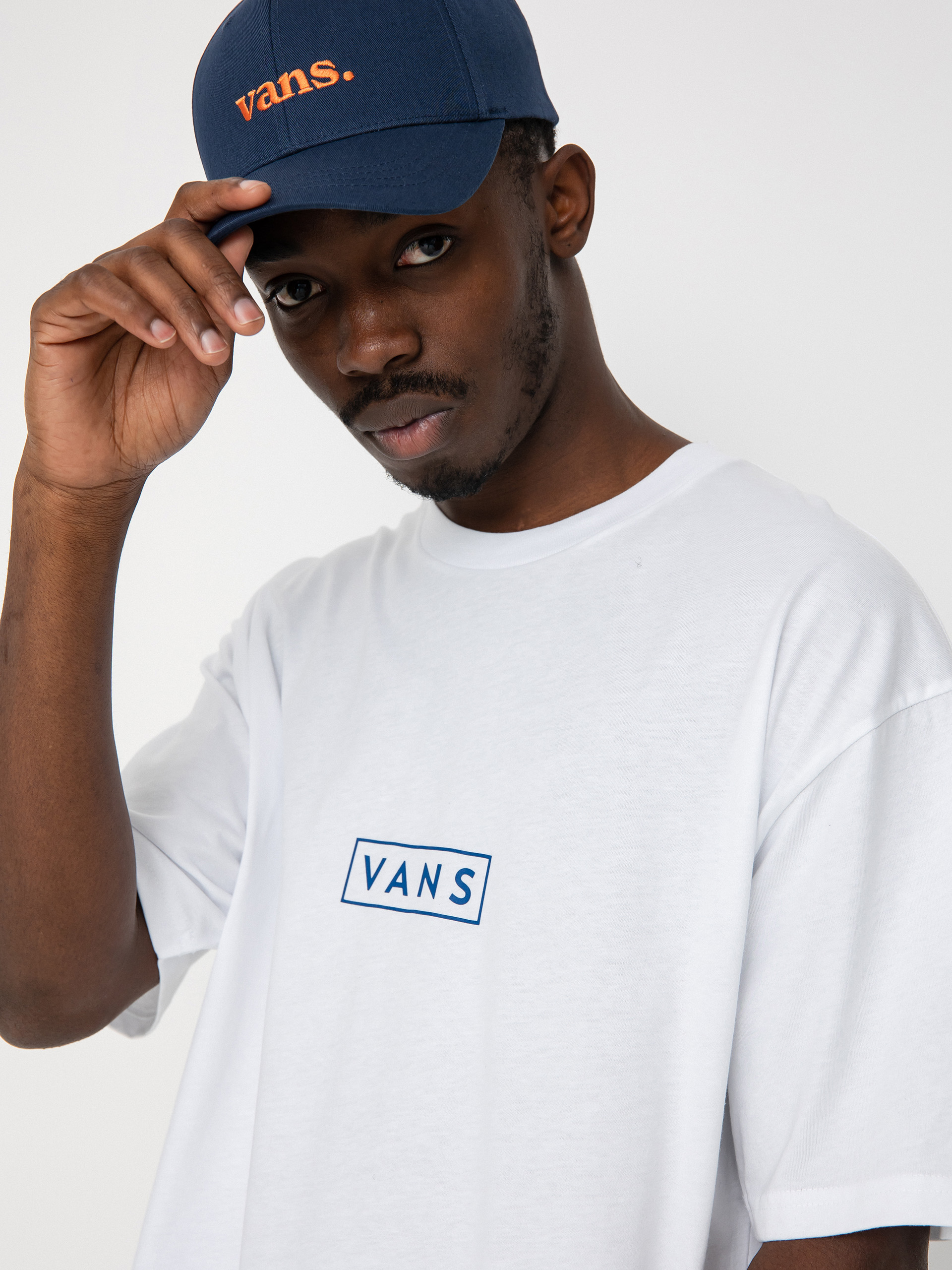 Tricou Vans Classic Easy Box (white/true blue)