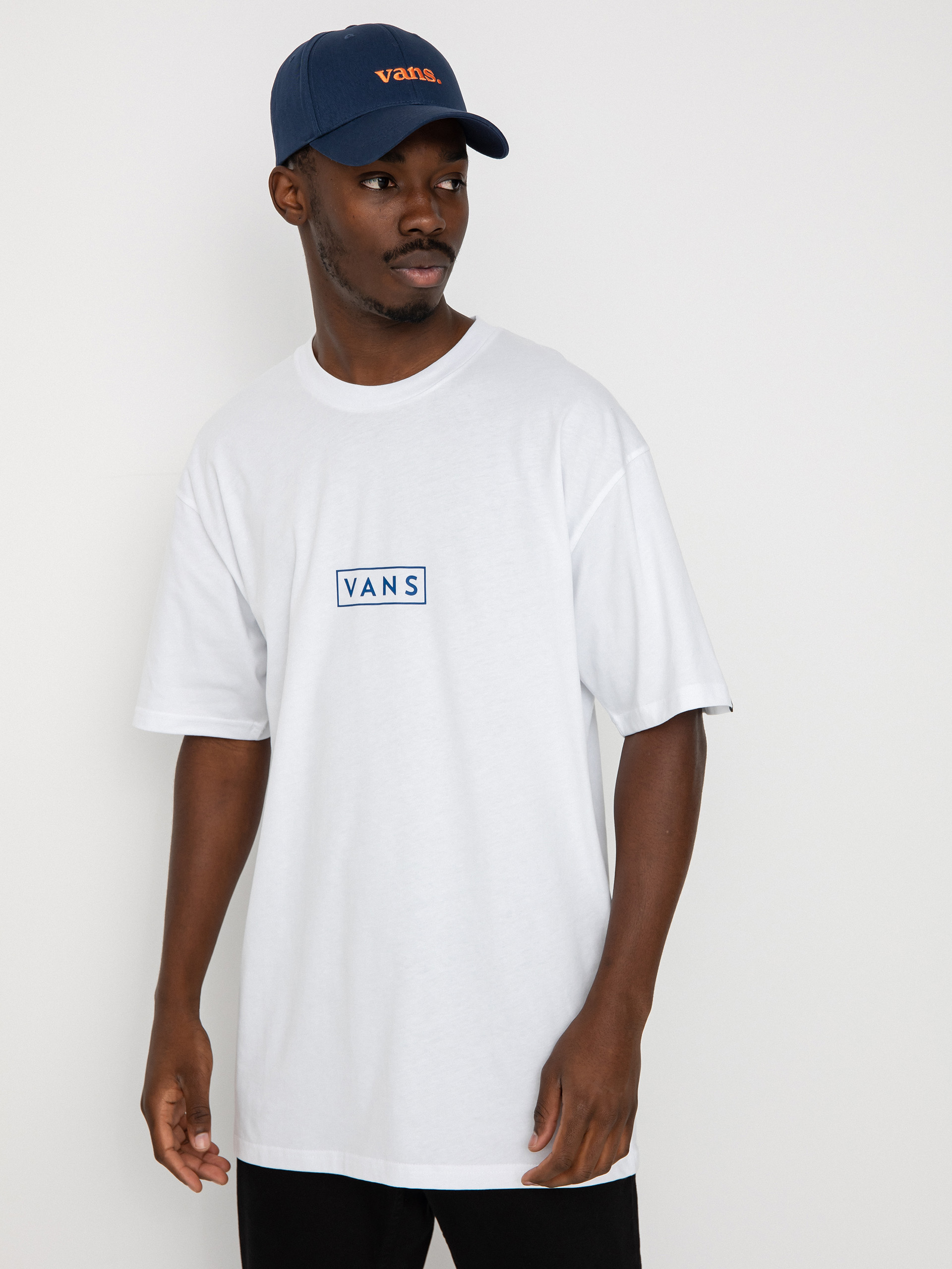Tricou Vans Classic Easy Box (white/true blue)