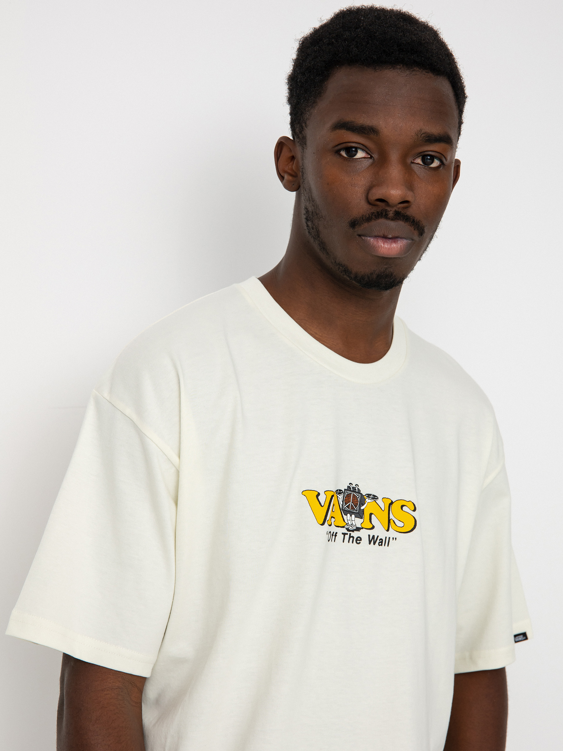 Tricou Vans Music Box Logo (marshmallow)