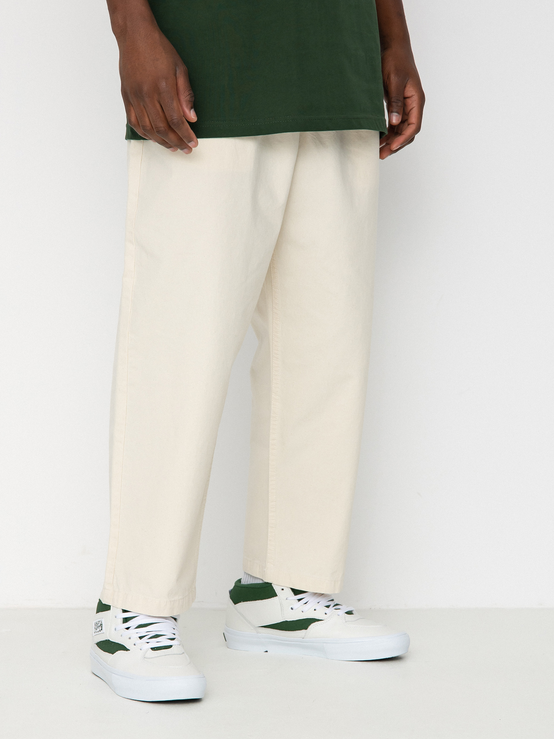 Pantaloni Vans Range Loose Cropped Elastic Waist (natural cotton)