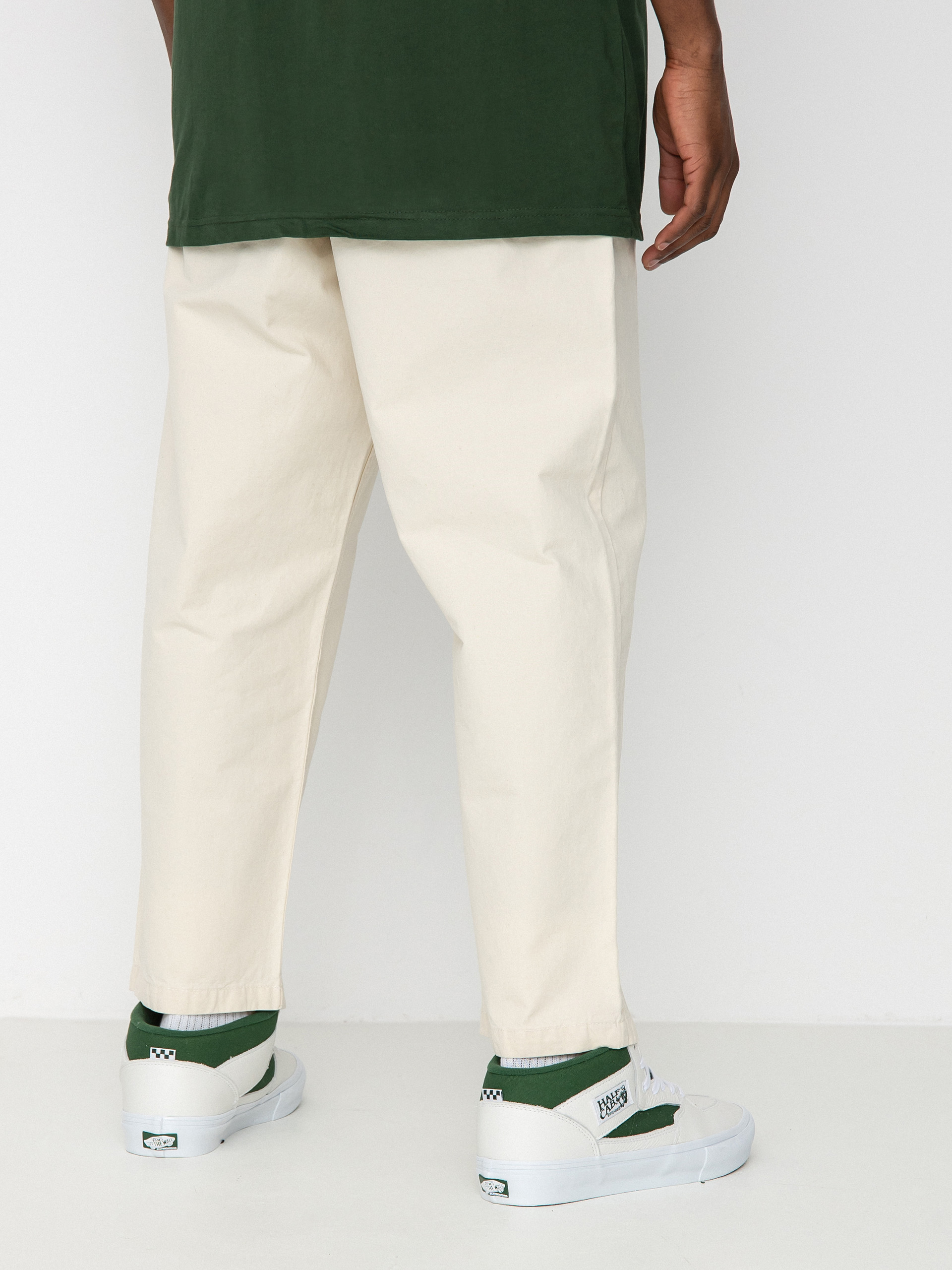 Pantaloni Vans Range Loose Cropped Elastic Waist (natural cotton)