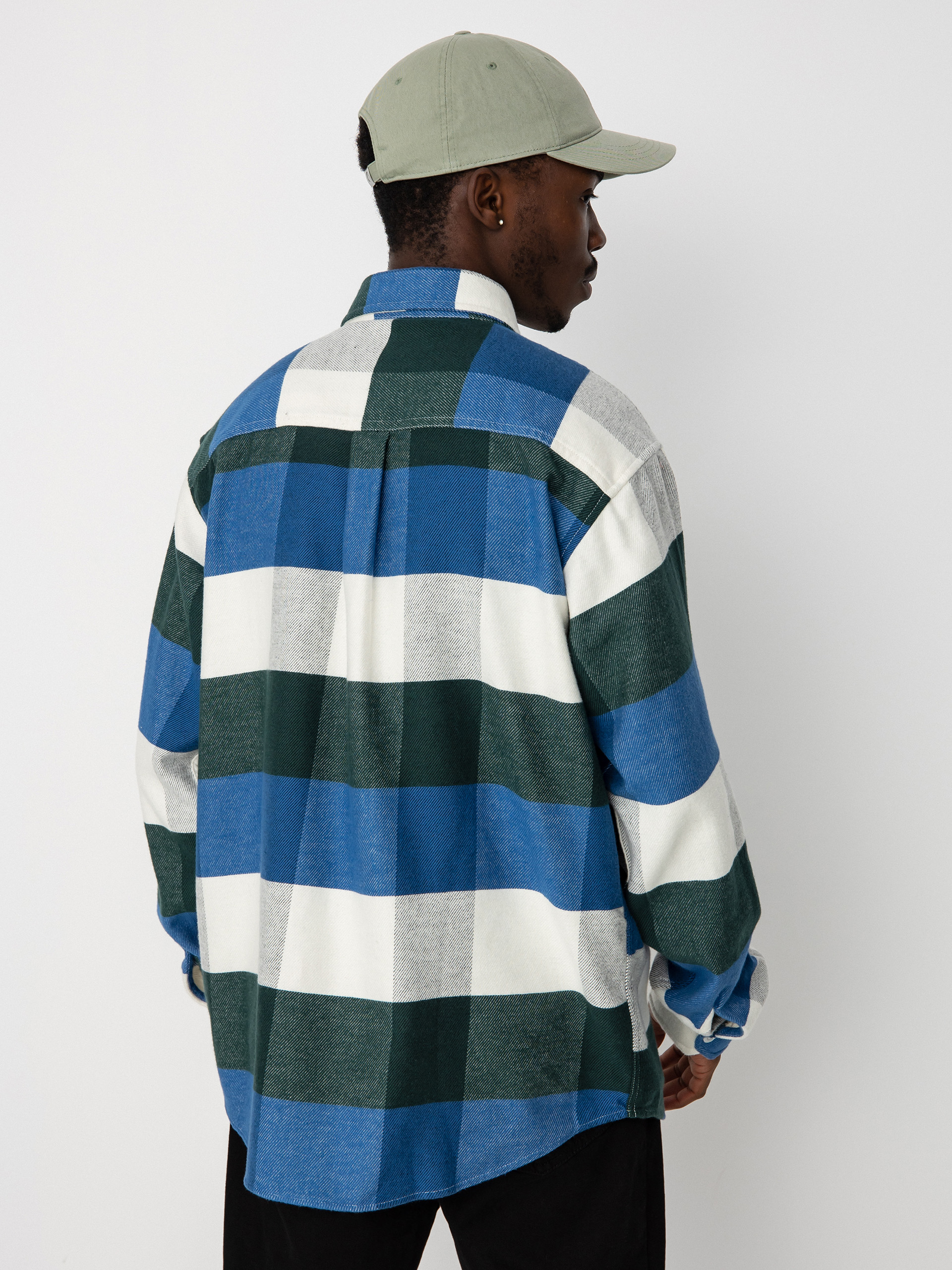Cămașă Carhartt WIP Lyman (lyman check discovery green)