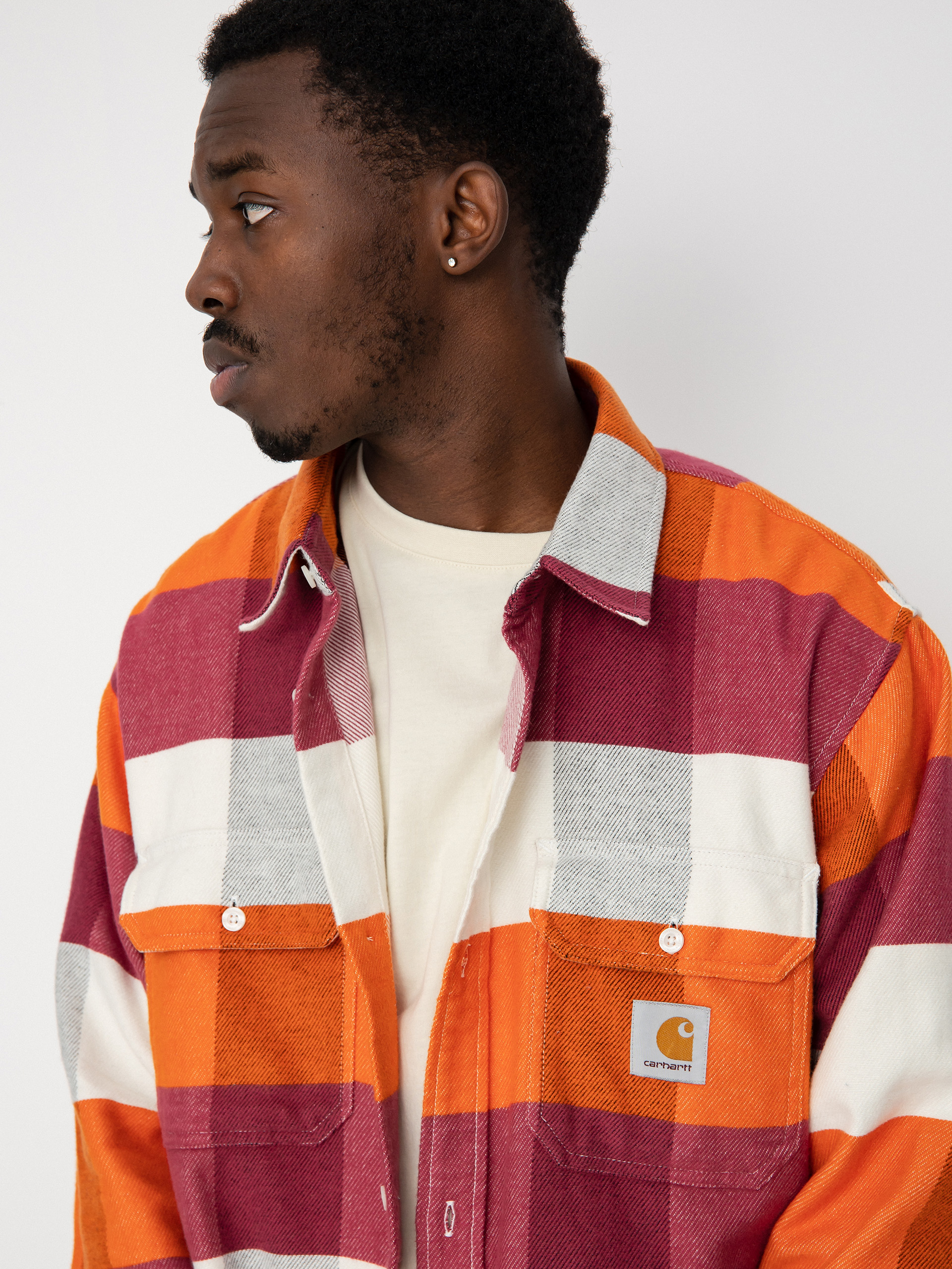 Cămașă Carhartt WIP Lyman (lyman check kumquat)