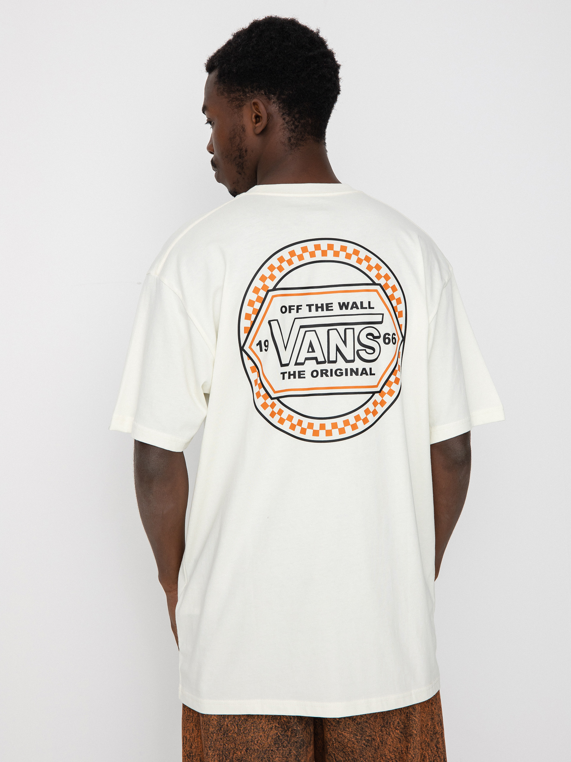 Tricou Vans Circle Checker Drop V (marshmallow)